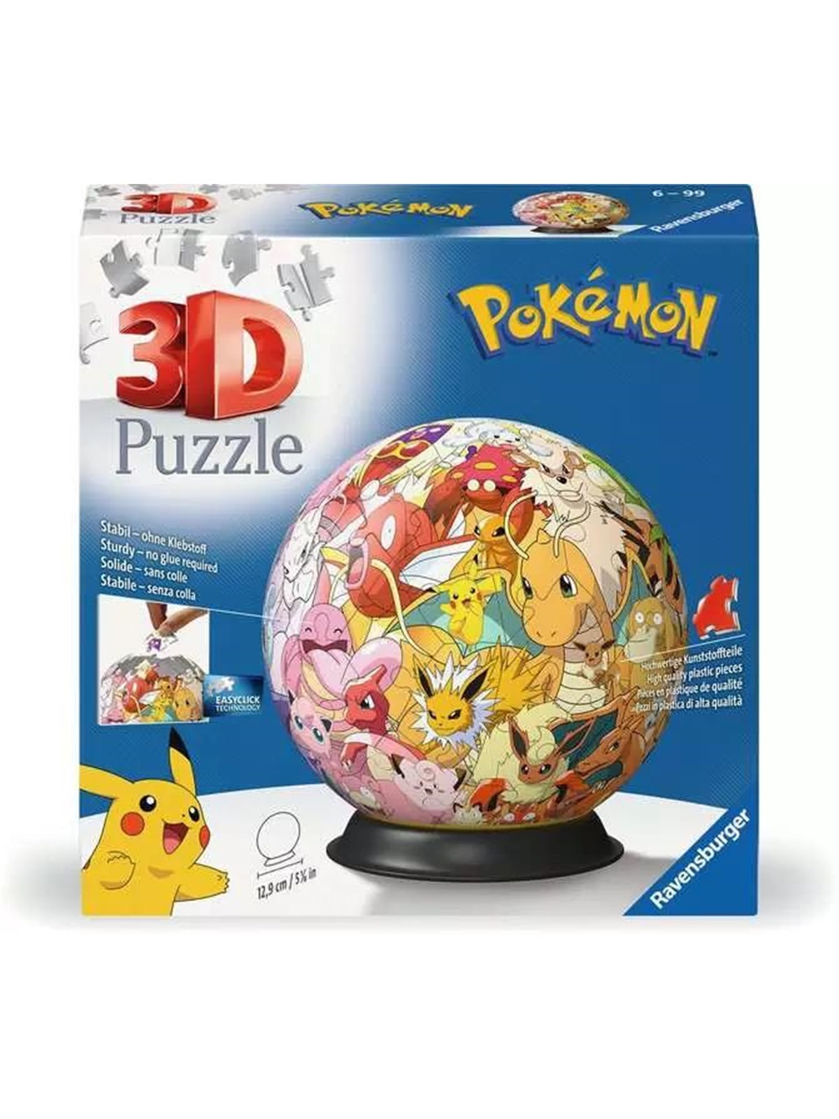 Ravensburger Puzzle Ball: Pokémon - Kanto Region 3D Puslespil