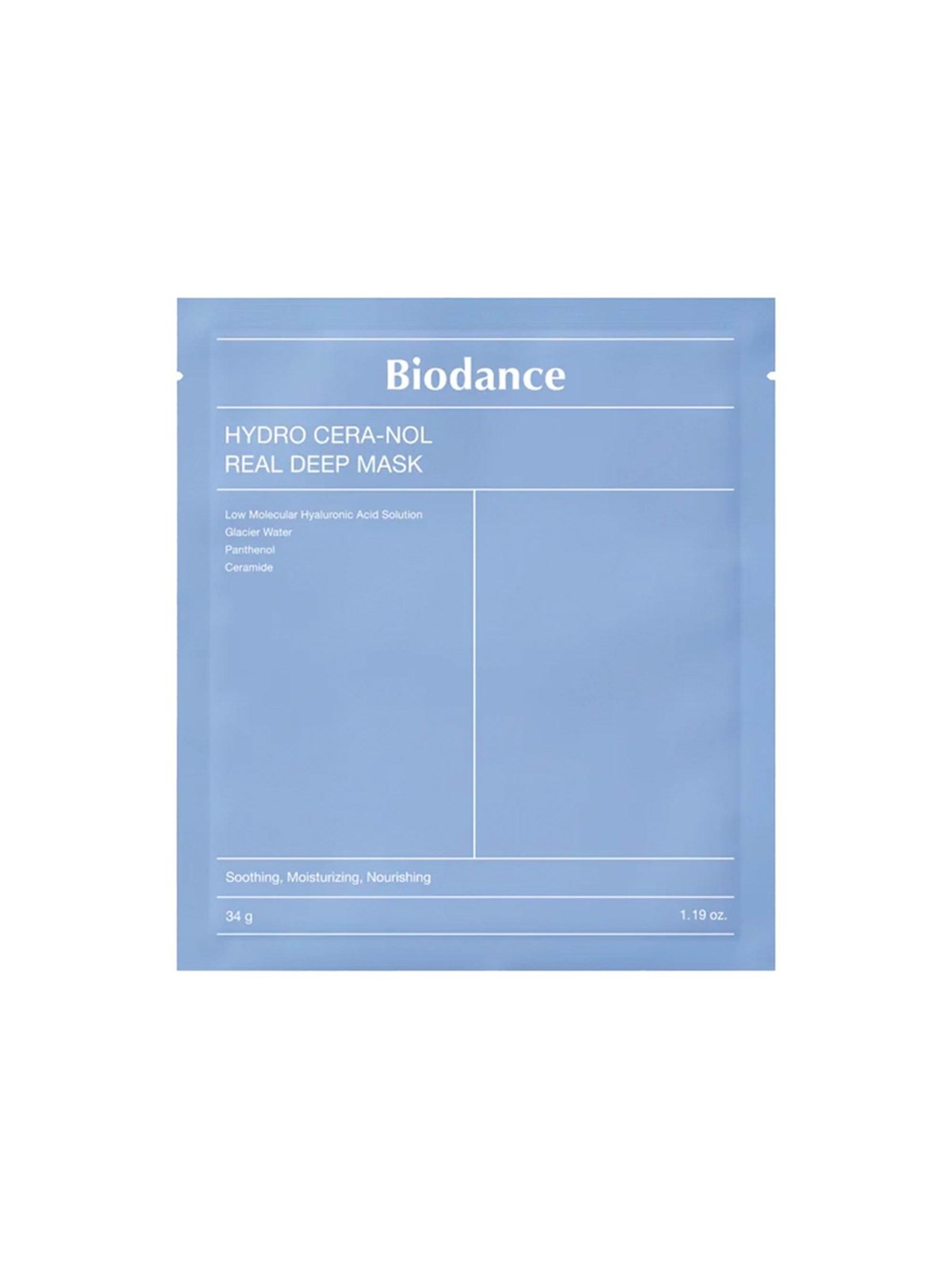 BIODANCE Hydro Cera-nol Real Deep Mask 1 pcs, Ansigtspleje