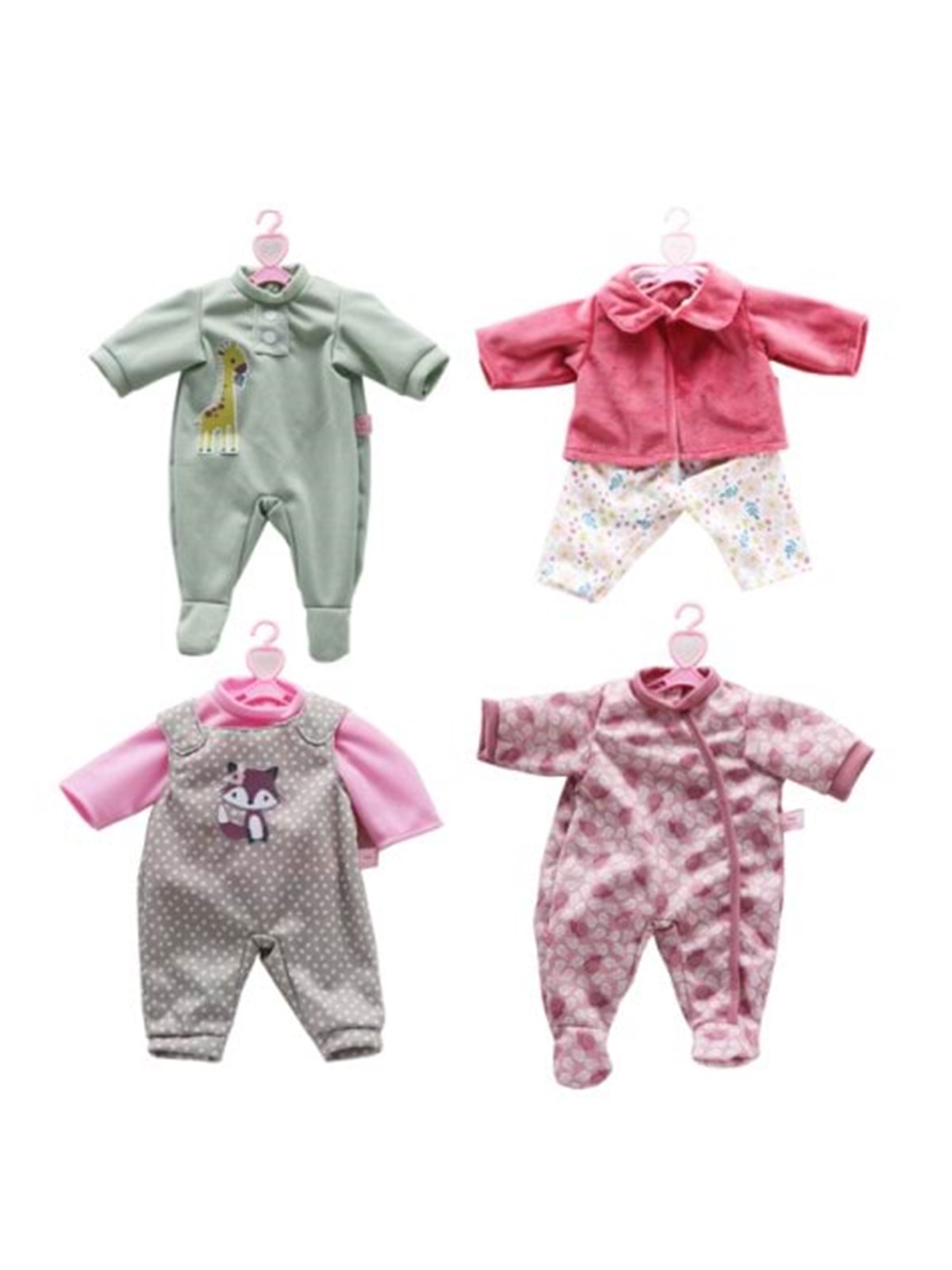Happy Friend Outfit - 4 varianter, Dukker Og Dukketilbehoer