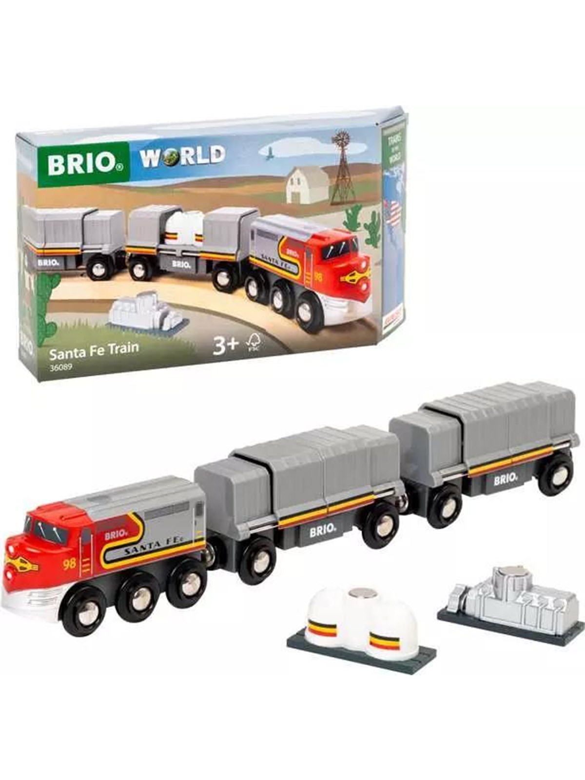Brio 36089 Santa Fe Train (Trains of the World), Brio Tog
