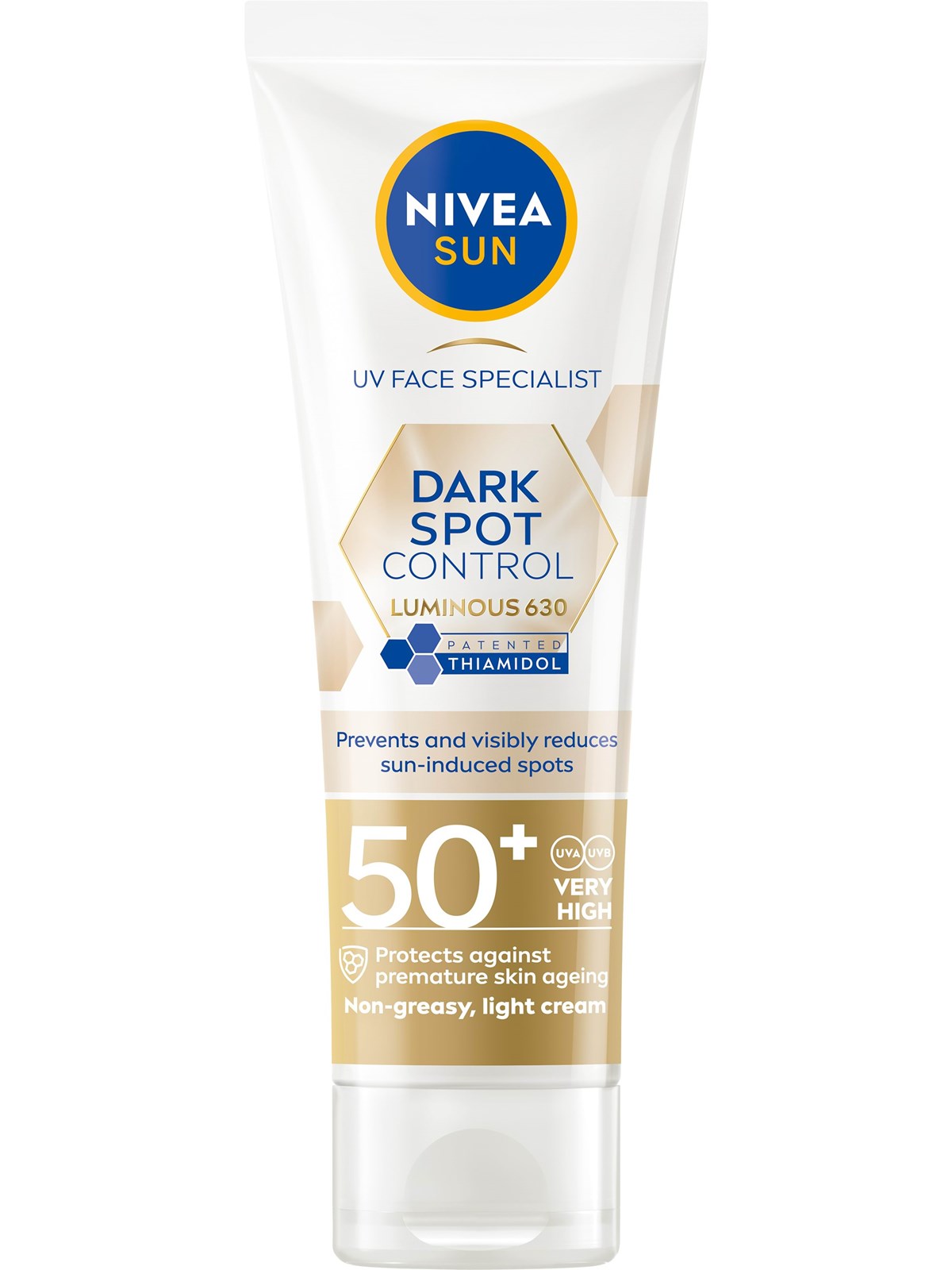 Nivea Luminous630 Spot Control NIVEA Sun UV SPF50+ 40ml, Ansigtspleje