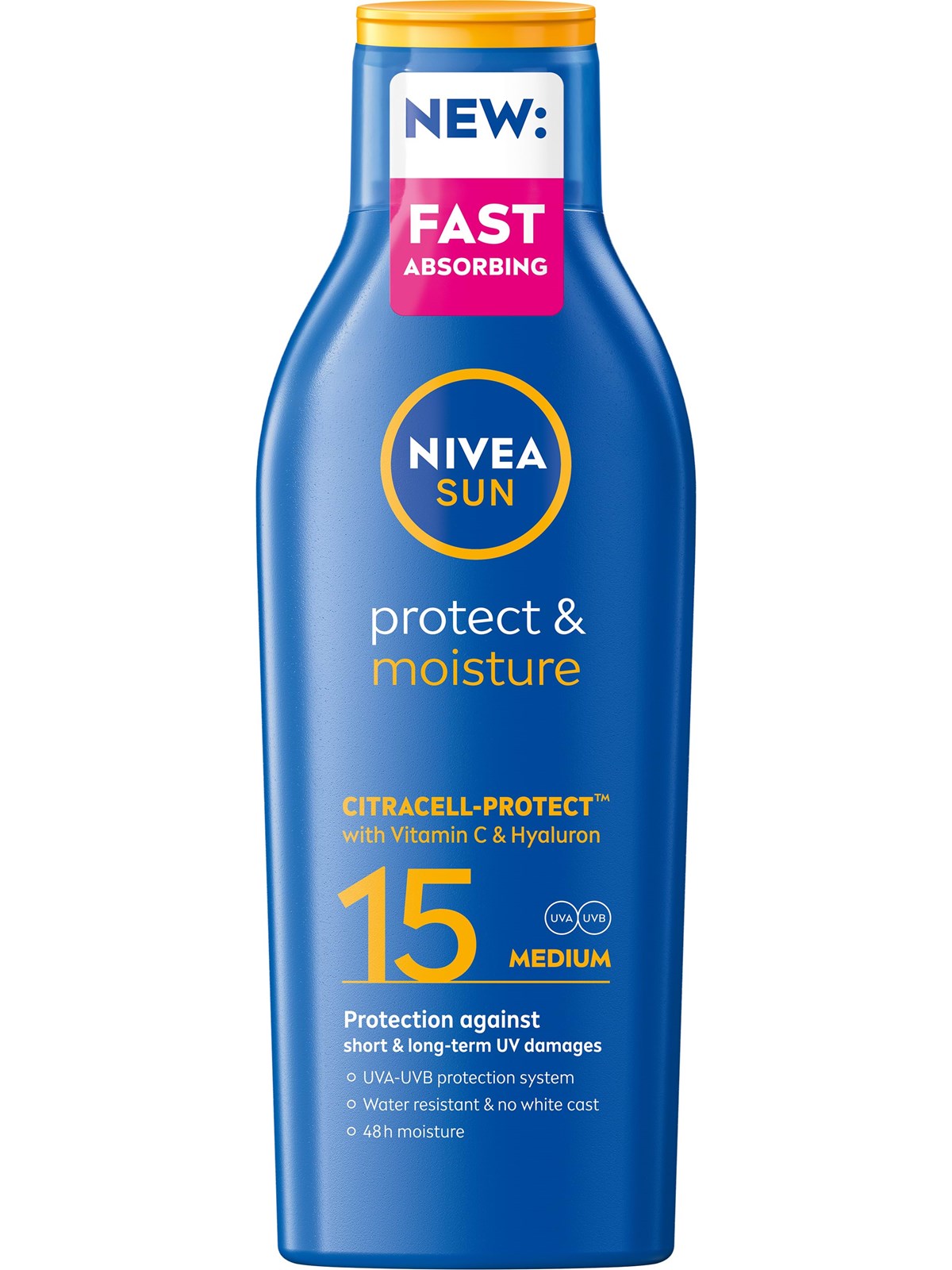 Nivea Protect & Moisture Lotion SPF 15 200ml, Kropspleje