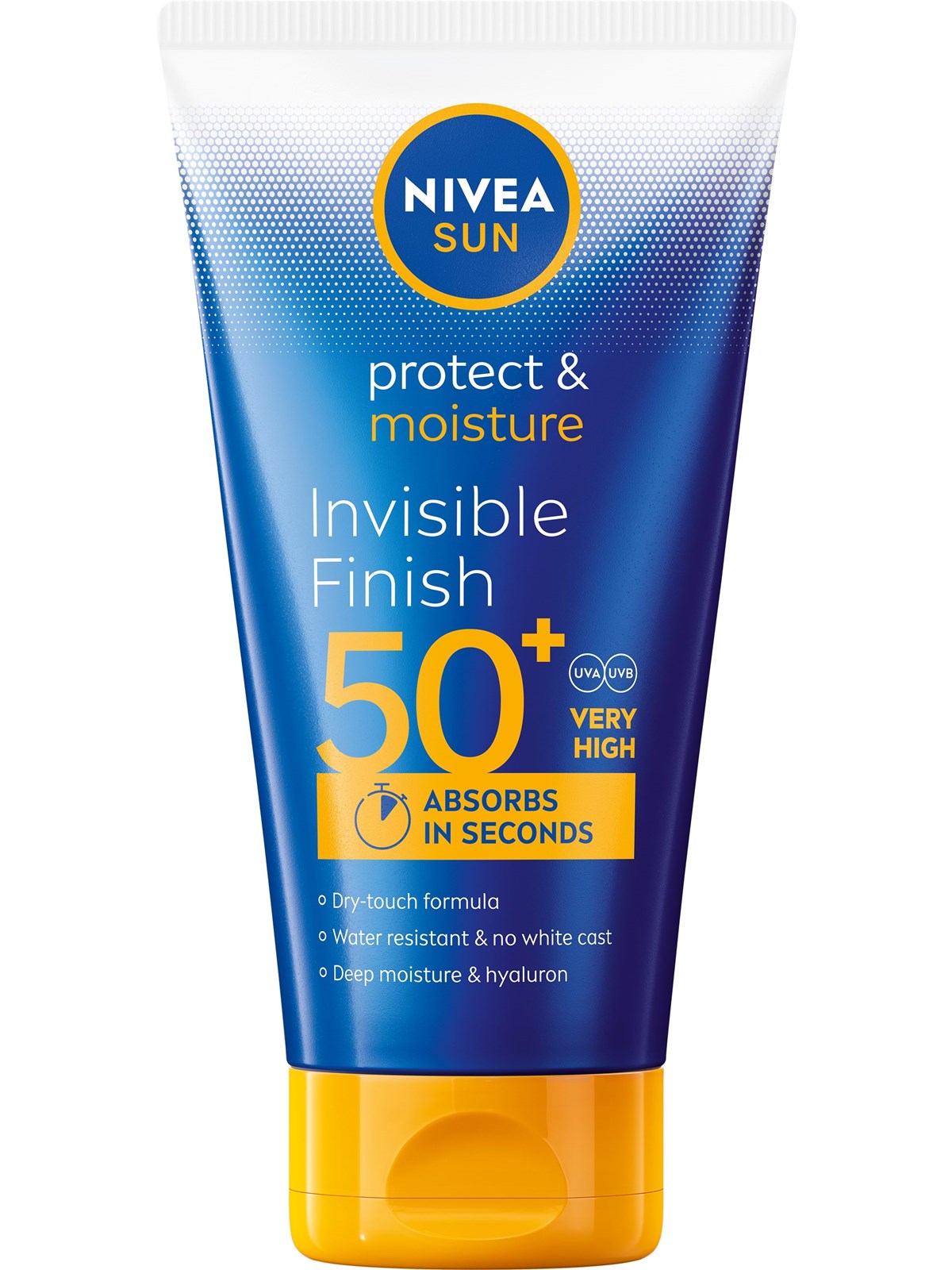 Nivea Protect & Moisture Invisible Finish SPF 50+ 150ml, Ansigtspleje
