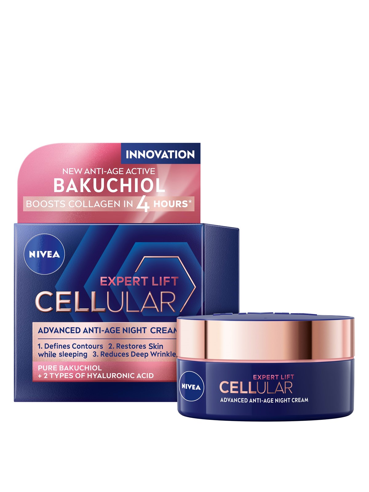 Nivea Cellular Expert Advanced Anti-Age Night Cream 50ml, Ansigtspleje