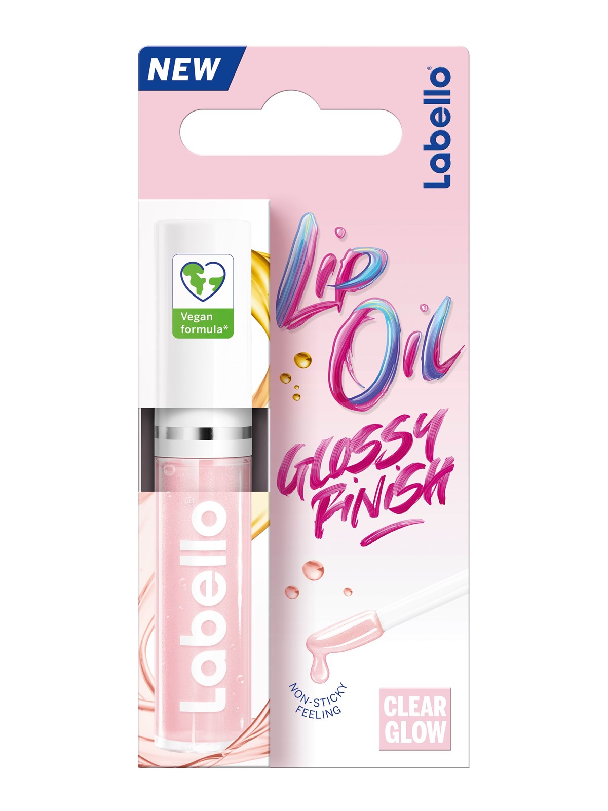 Labello Lip Oil Clear Glow 5,5g, Ansigtspleje