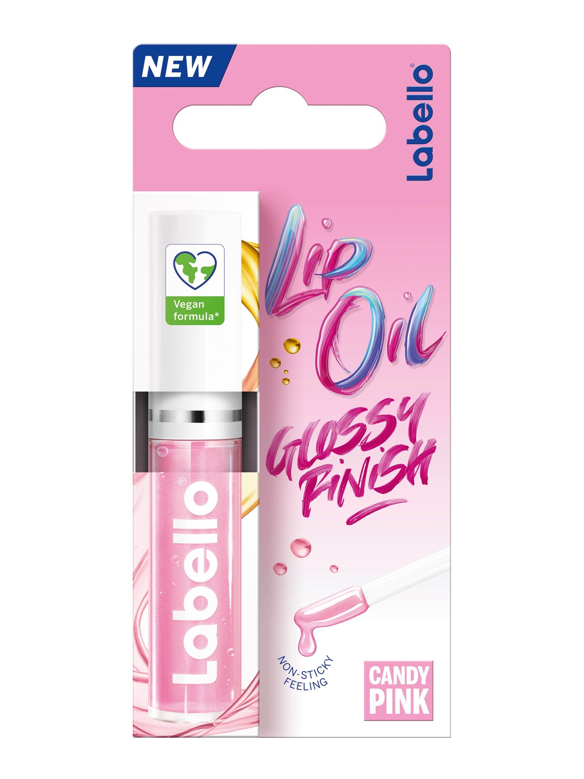 Labello Lip Oil Candy Pink 5,5g, Ansigtspleje