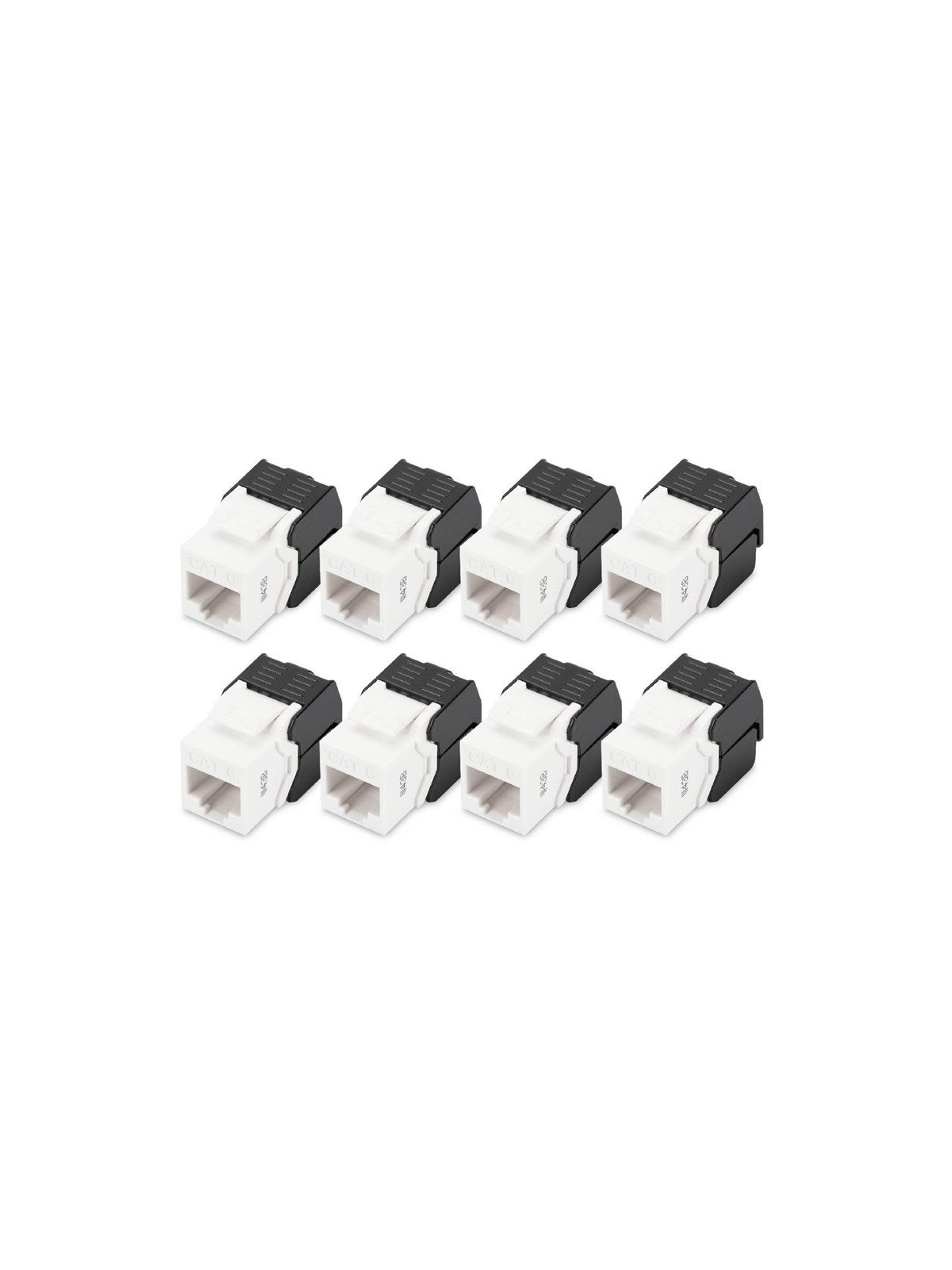 DIGITUS CAT 6 Keystone Jack (8-Pack), Netværkstilbehør