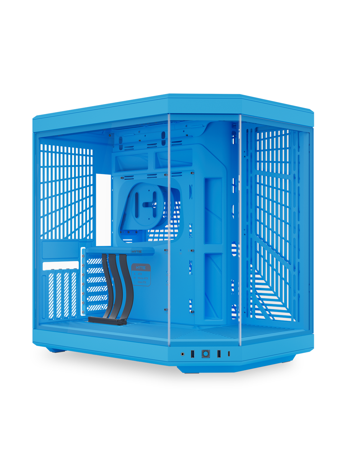 HYTE Y70 Blueberry Milk (blue) - Kabinet - Miditower - Blå, Kabinet
