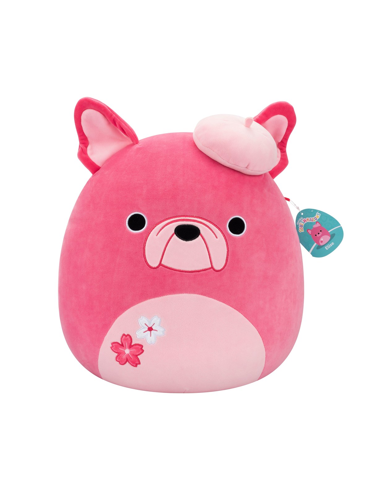 Squishmallows Elise the Sakura French Bulldog 40 cm, Bamser
