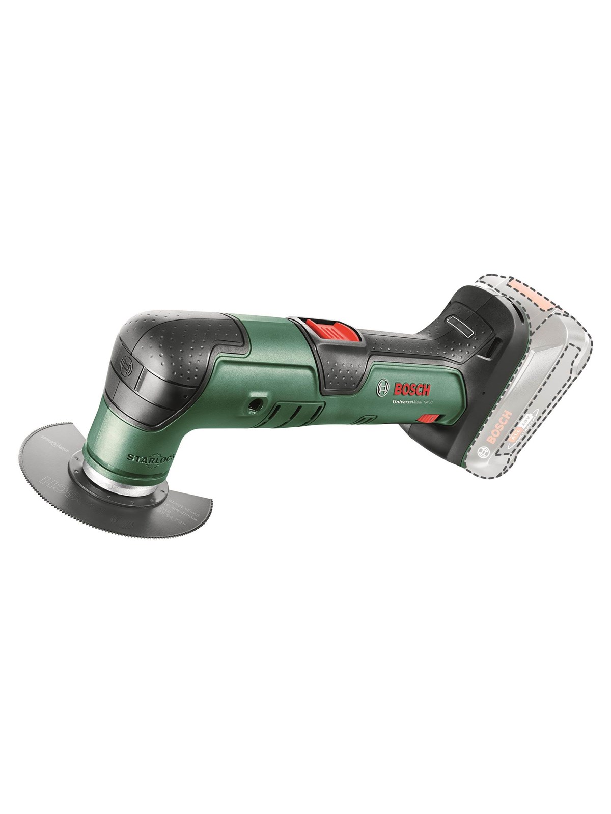 Bosch MULTIVÆRKTØJ UNIVERSAL MULTI 18V-32 SOLO, Multiværktøj