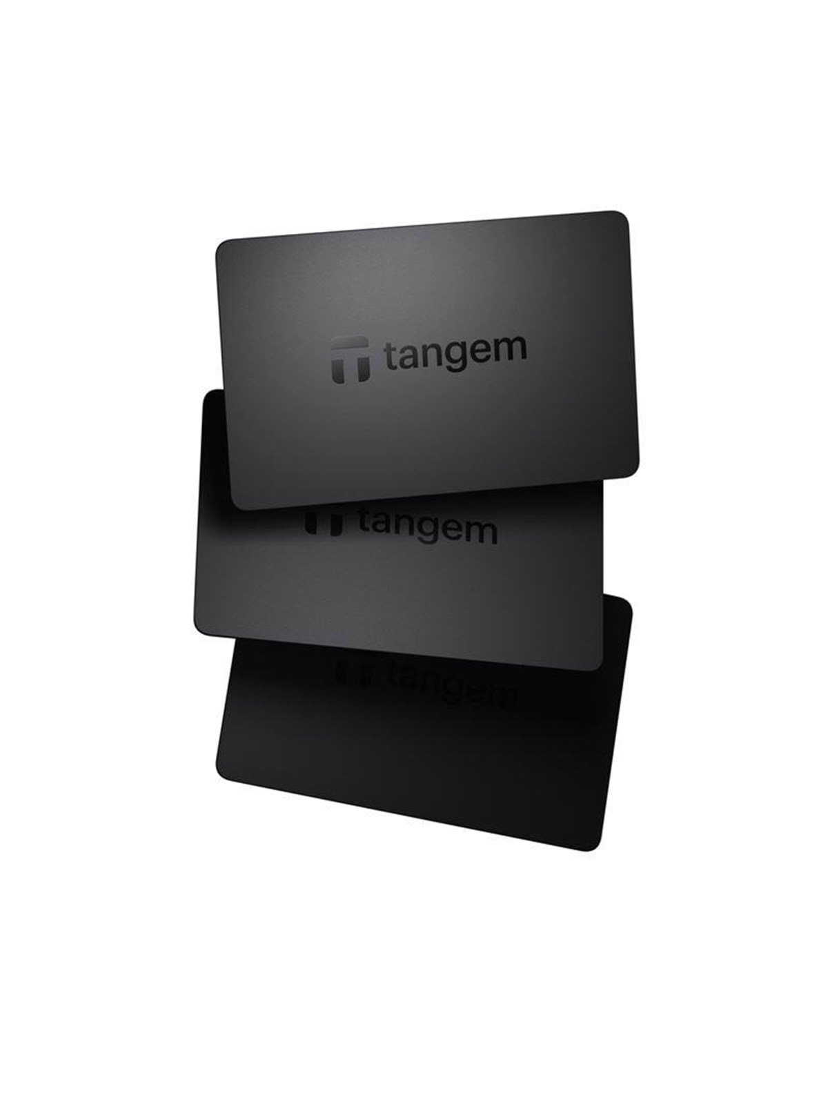 Tangem Wallet - 3-card set - Sort, Systemtilbehør