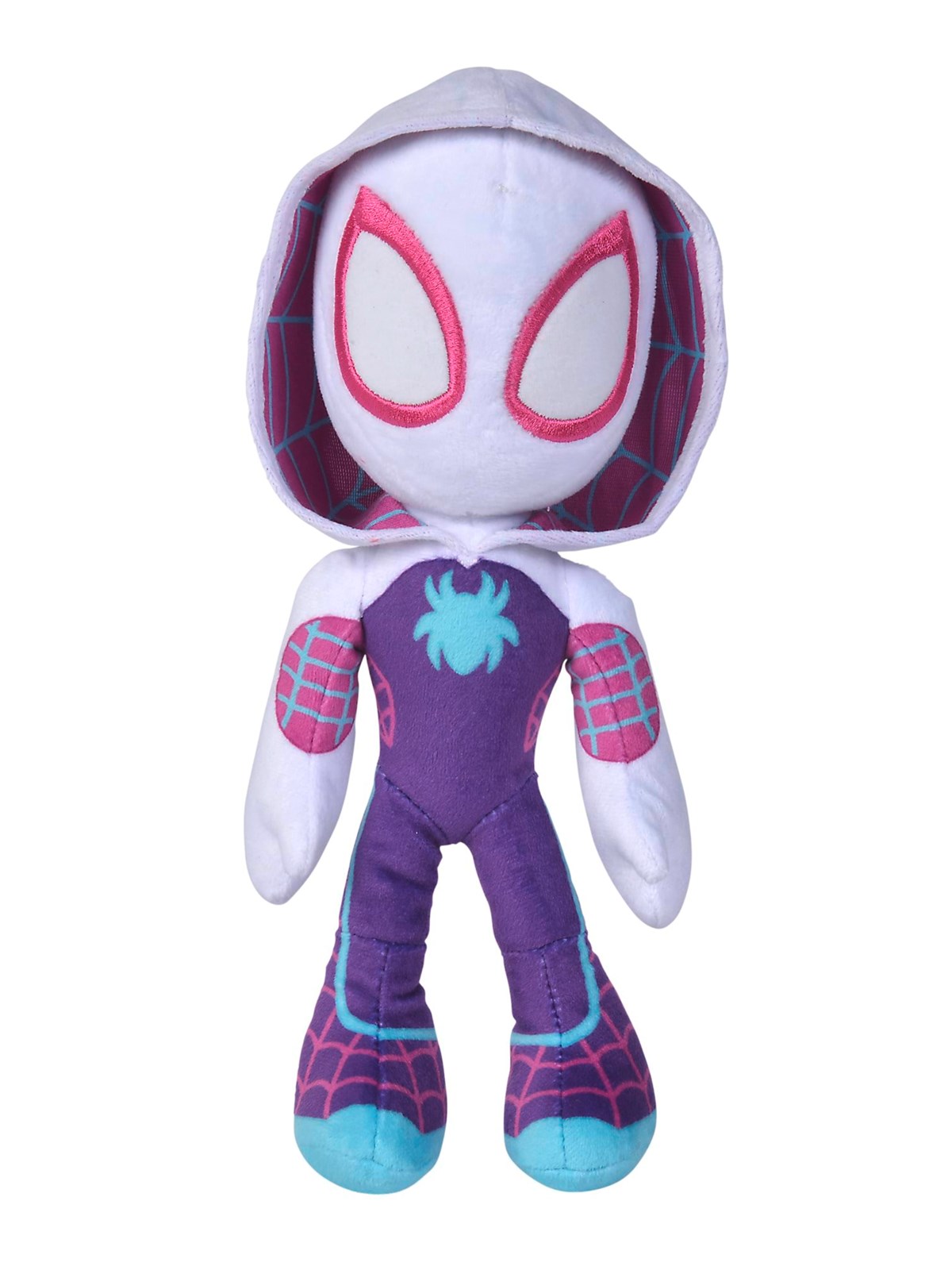 Disney Marvel Ghost Spider Krammedyr med Selvlysende Øjne (25 cm), Bamser