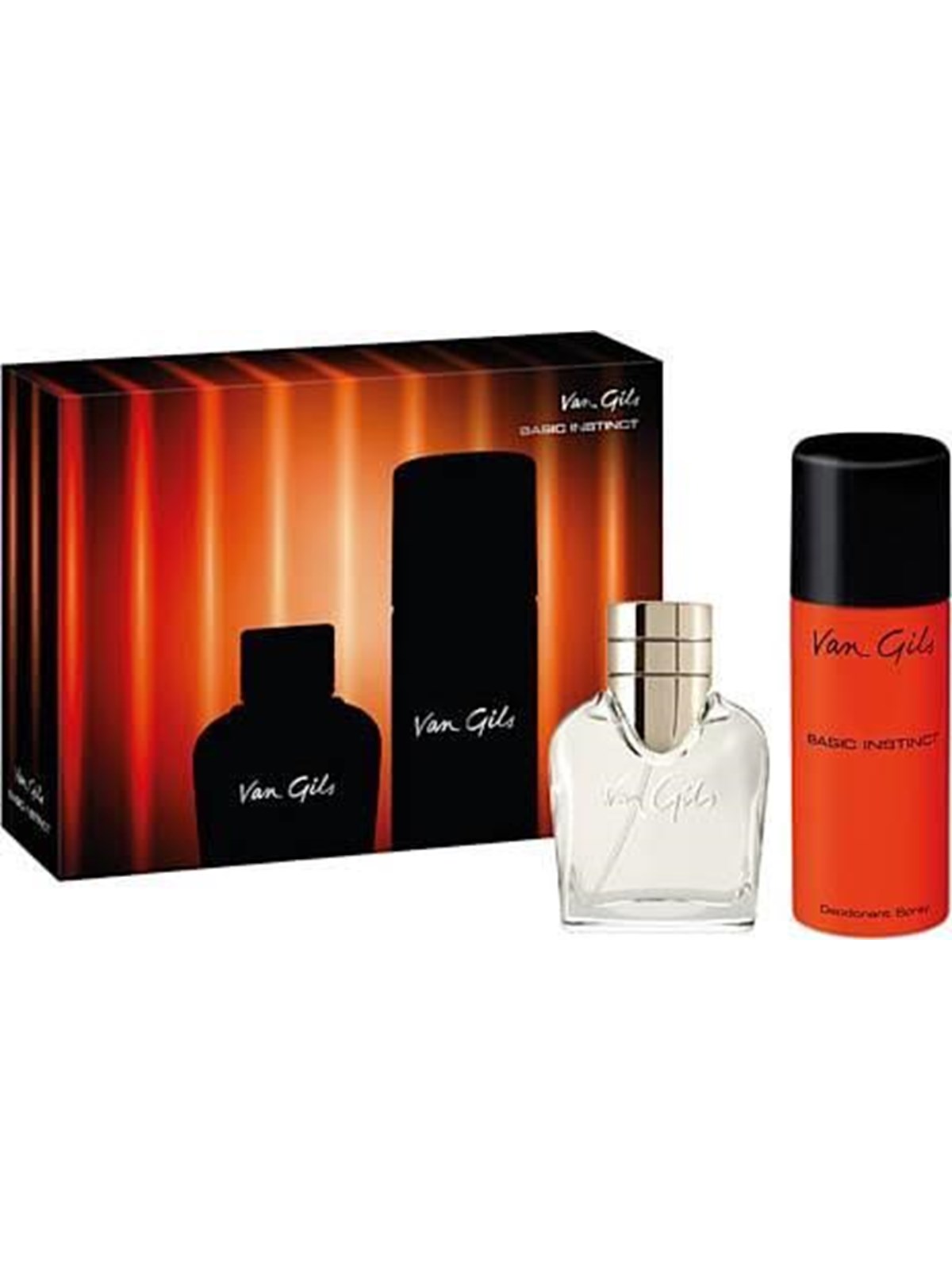 Van Gils Basic instinct EDT 40 ml Deodorant Spray 150 ml, Gaveaesker