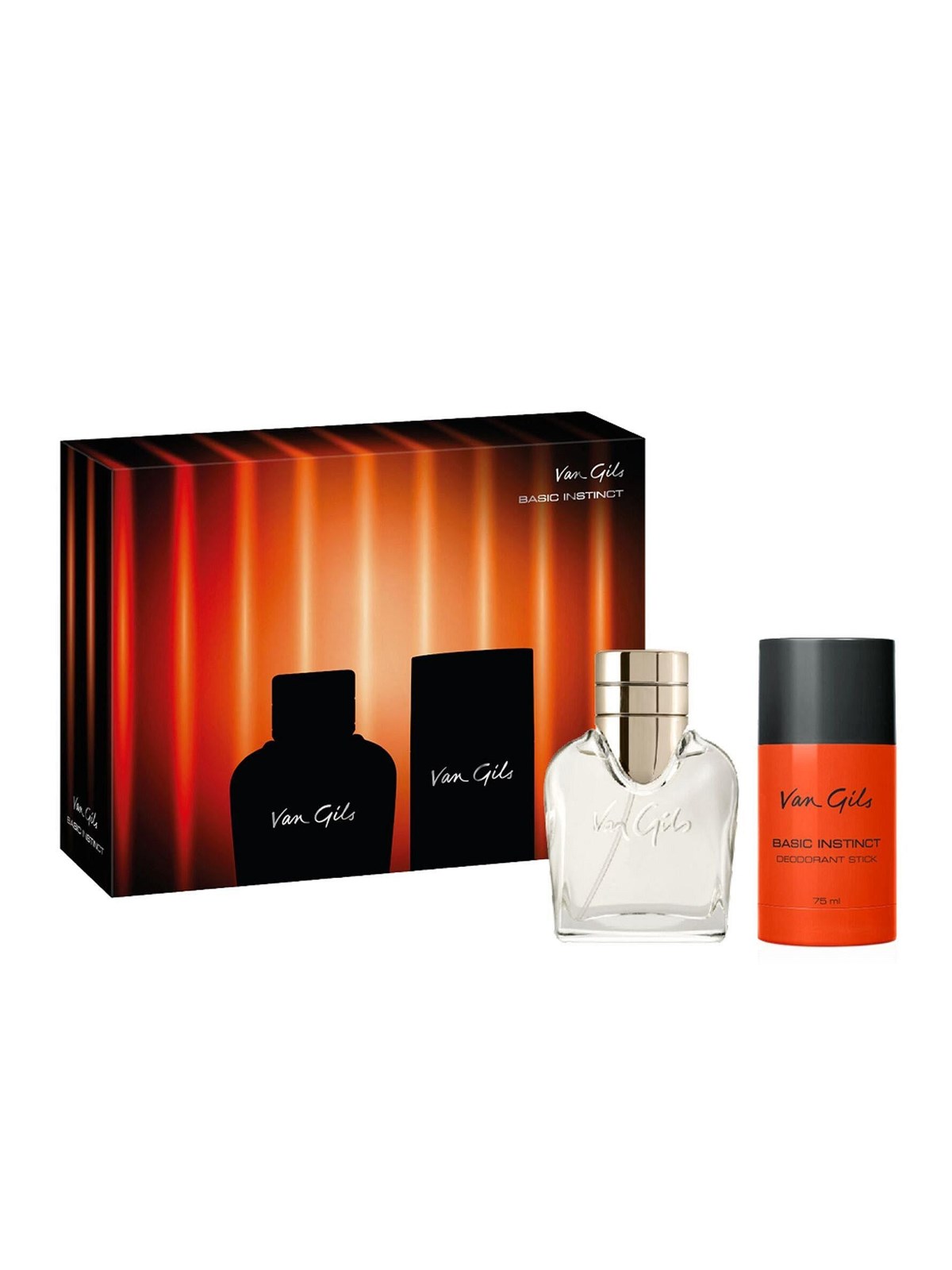 Van Gils Basic instinct EDT 40 ml Deodorant Stick 75 ml, Gaveaesker