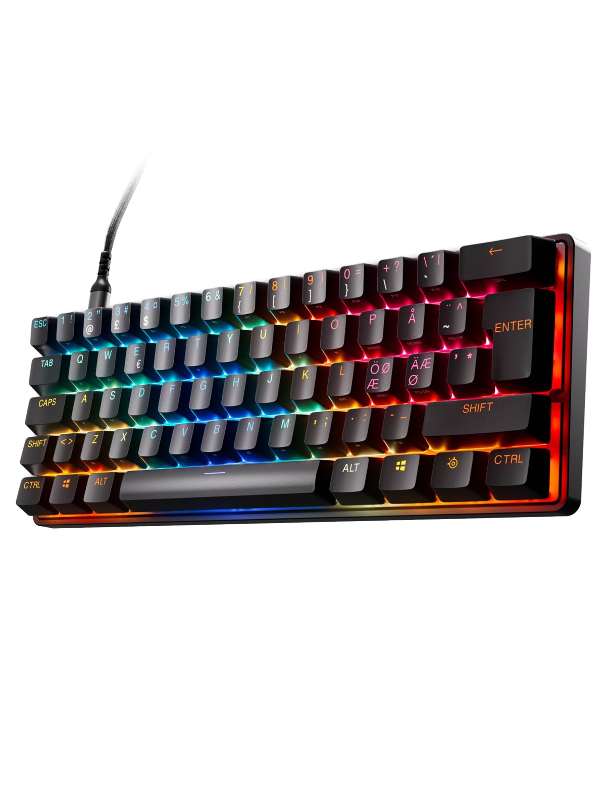 SteelSeries Apex Pro Mini Gen 3 - Gaming Tastatur - Uden Numpad - Nordisk - Sort