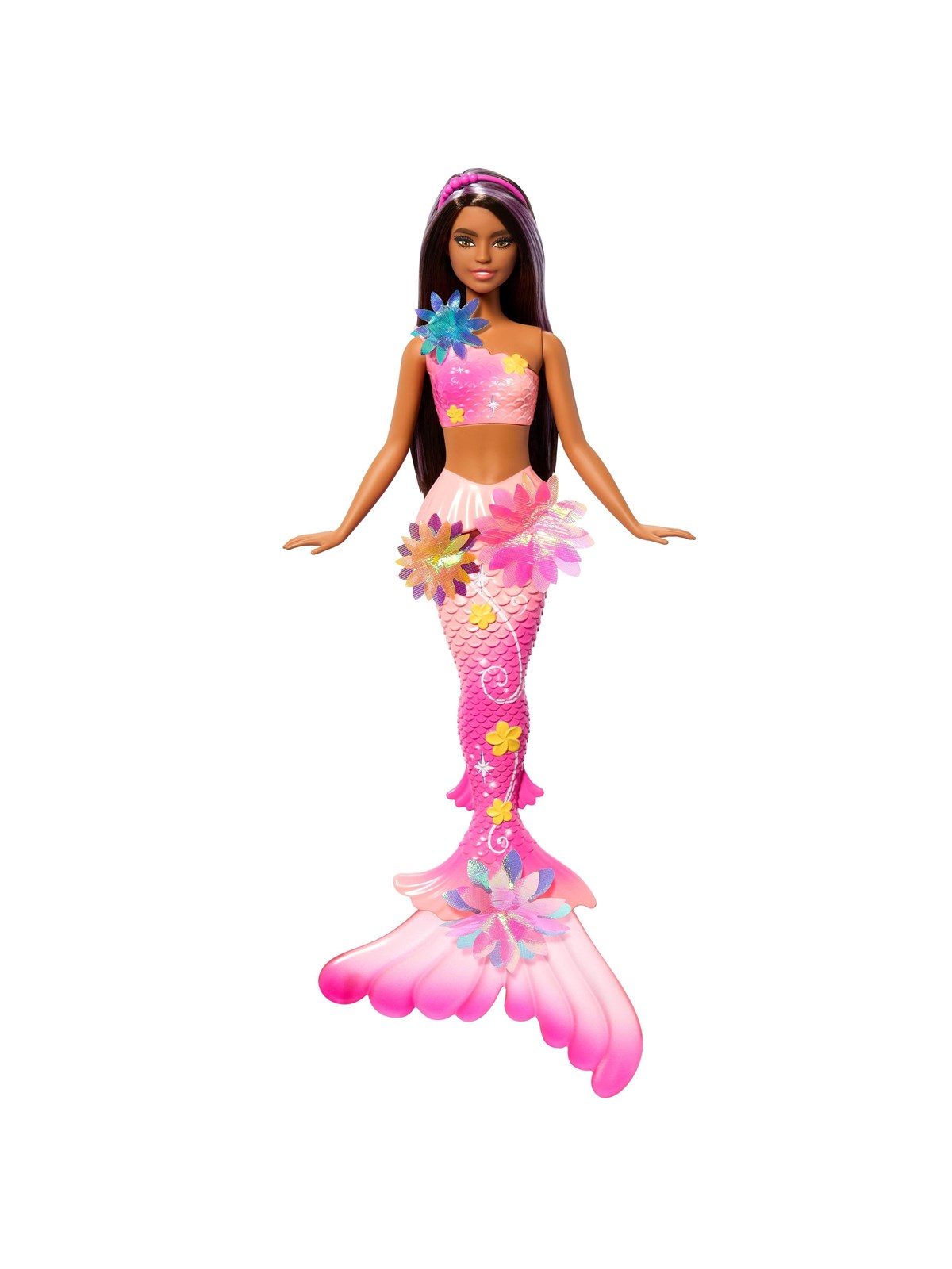 Barbie Blooming Magic Black Mermaid Doll, Dukker Og Dukketilbehoer