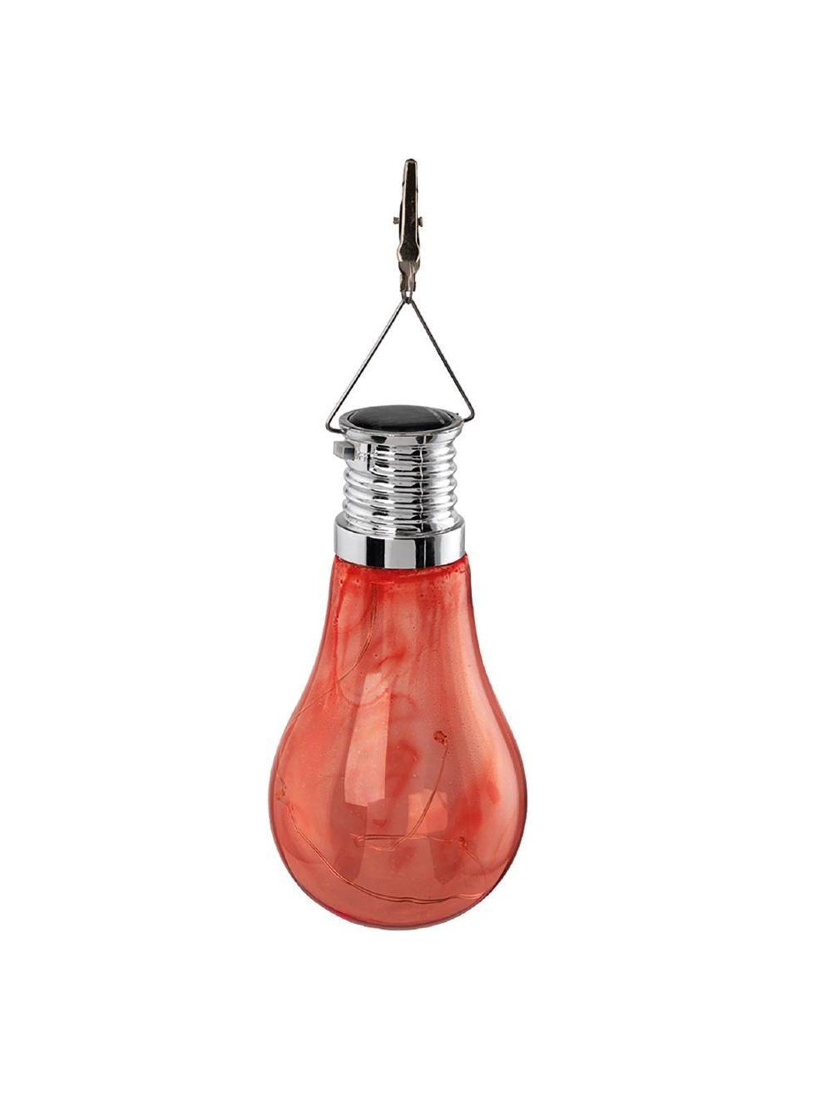 EGLO Solcelle pære H125 mm, rød, Lampe
