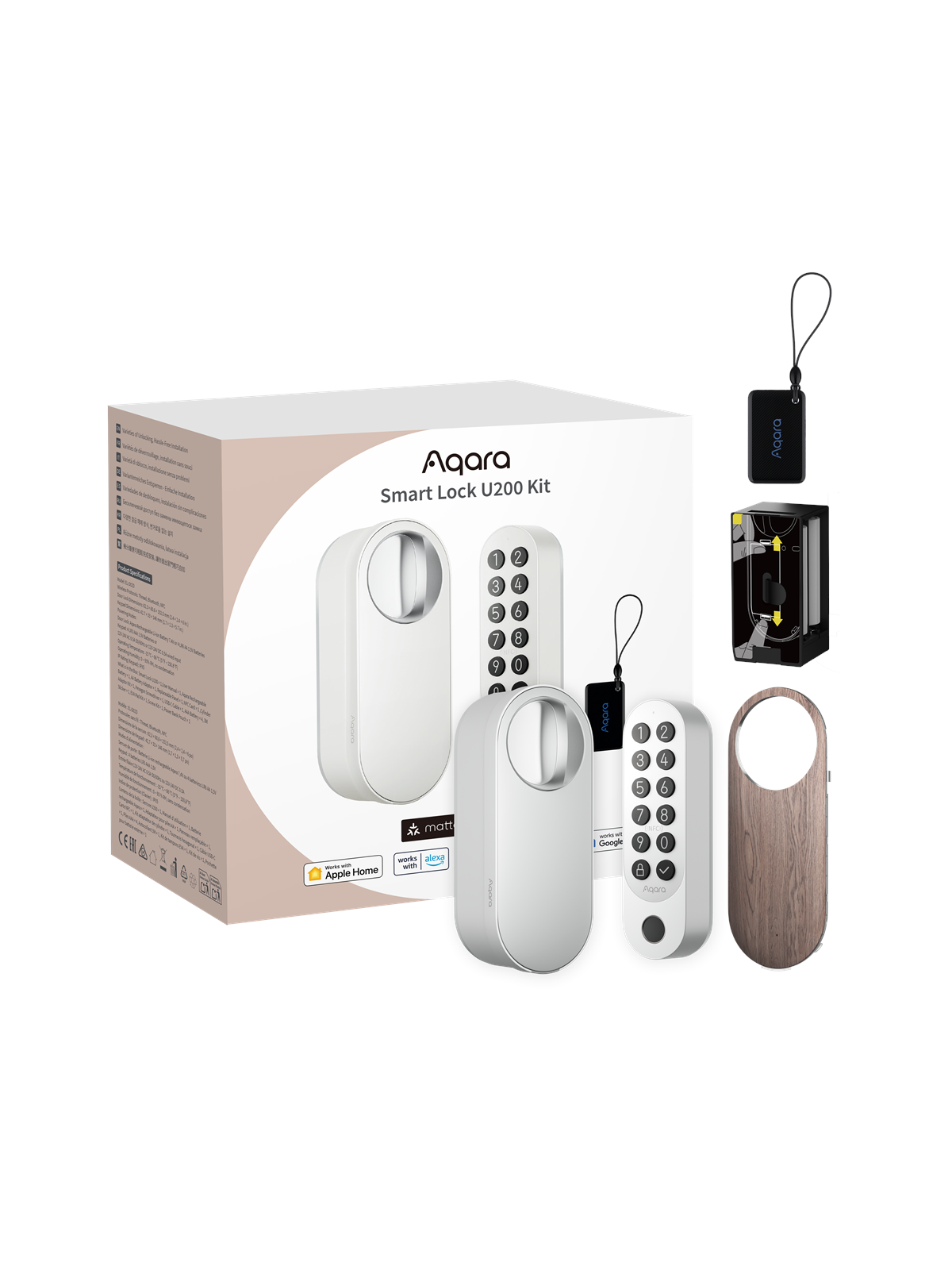Aqara Smart Lock U200 Kit White, Smart Home