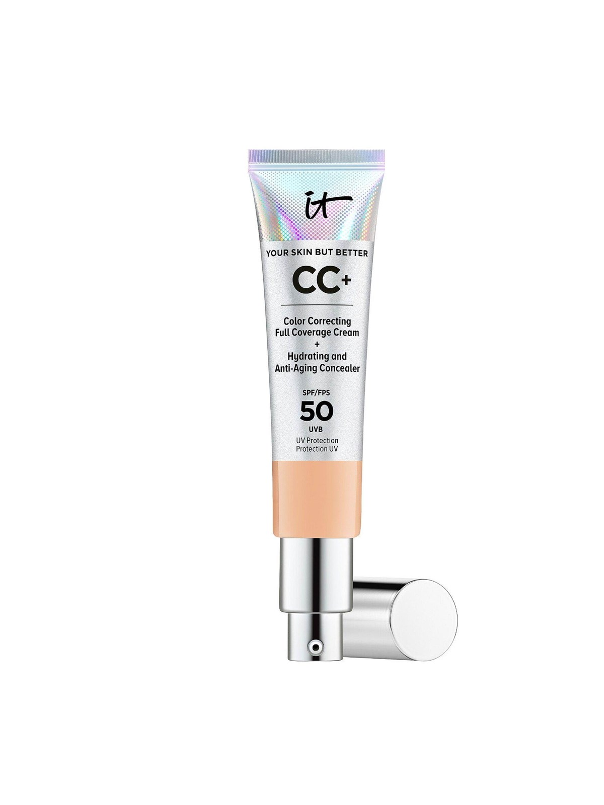IT Cosmetics CC+ Foundation SPF 50 - Neutral Medium, Makeup