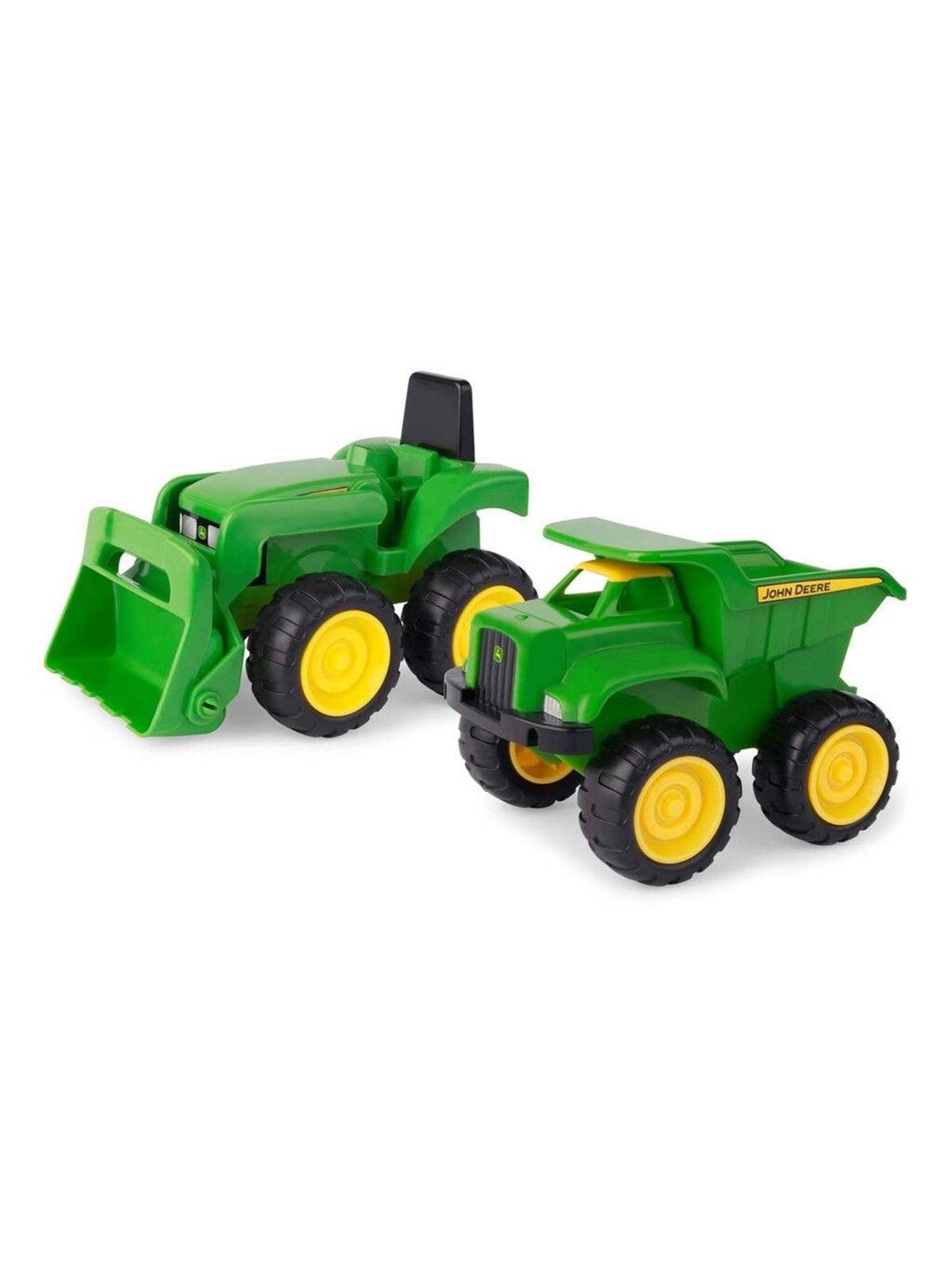 John Deere Mini Sandbox Tractor And Dump Truck Set, Legetøjsbil