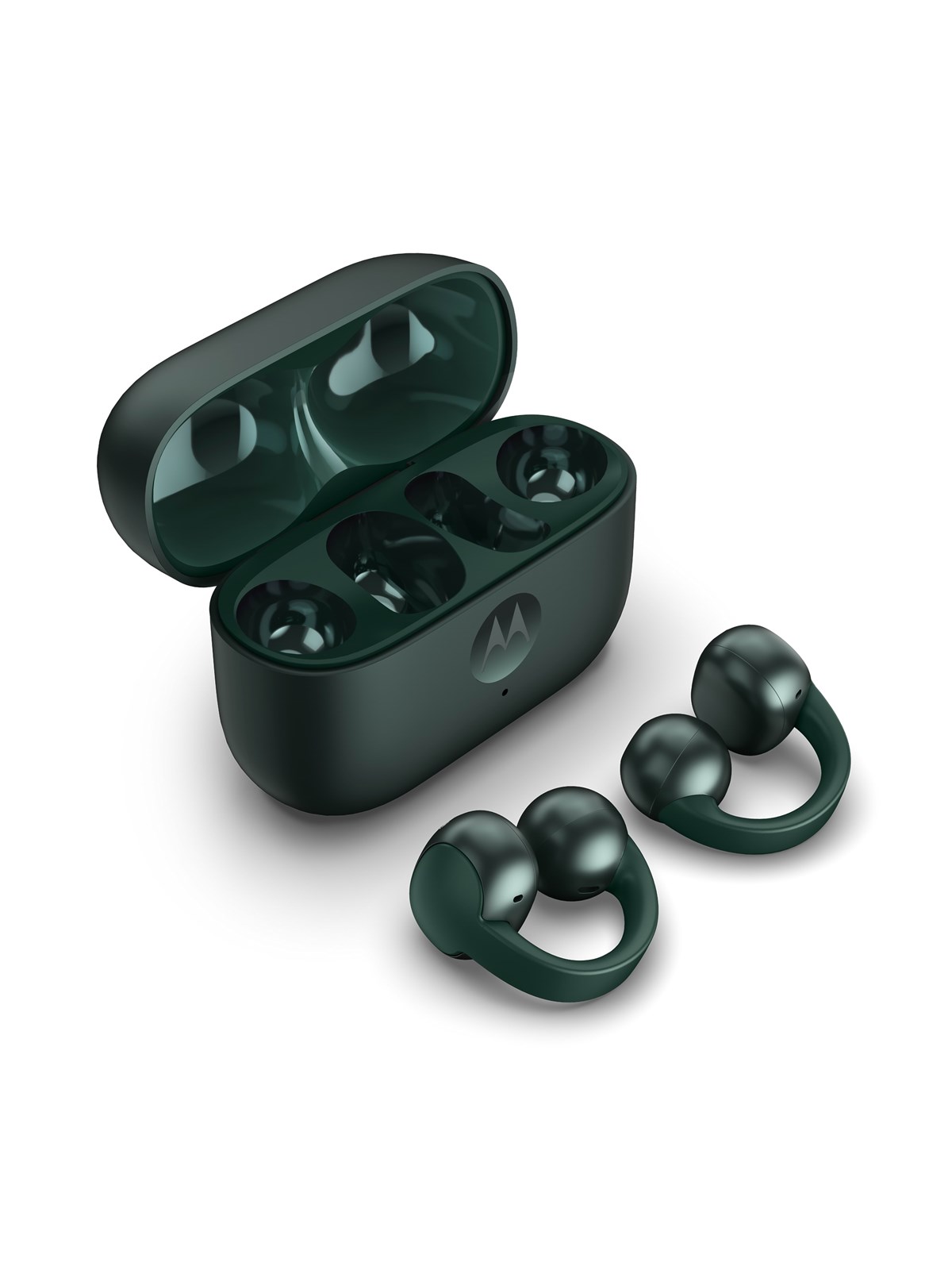 Motorola Moto Buds Loop - Trekking Green, Hovedtelefonerheadset2