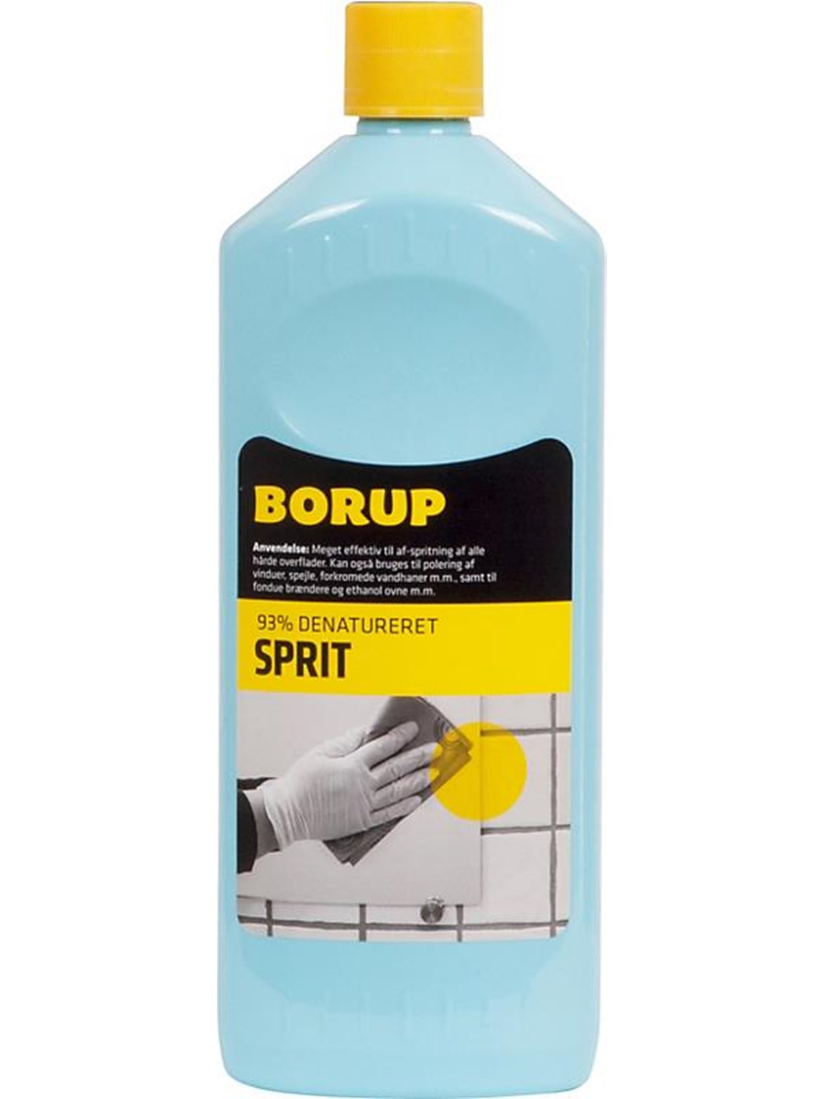 Borup Husholdningssprit 93% denatureret, 1 liter, Rengøring