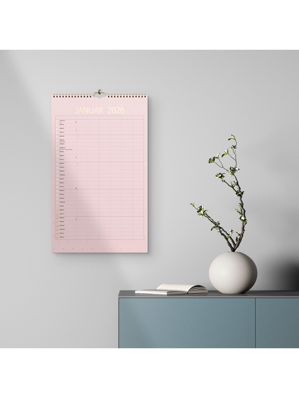 Mayland Studie Familiekalender Color 2025/2026, Kalender