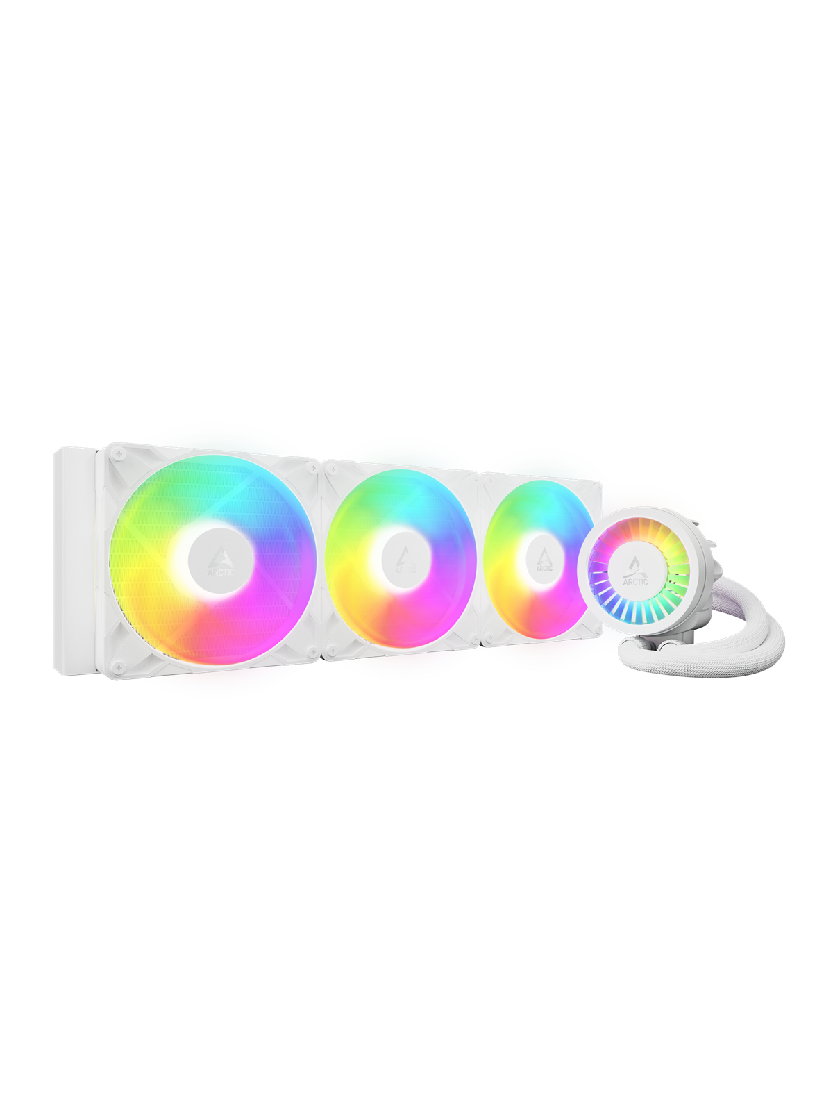Arctic Liquid Freezer III Pro 420 A-RGB (White) - CPU Vandkøling, Cpu Køler