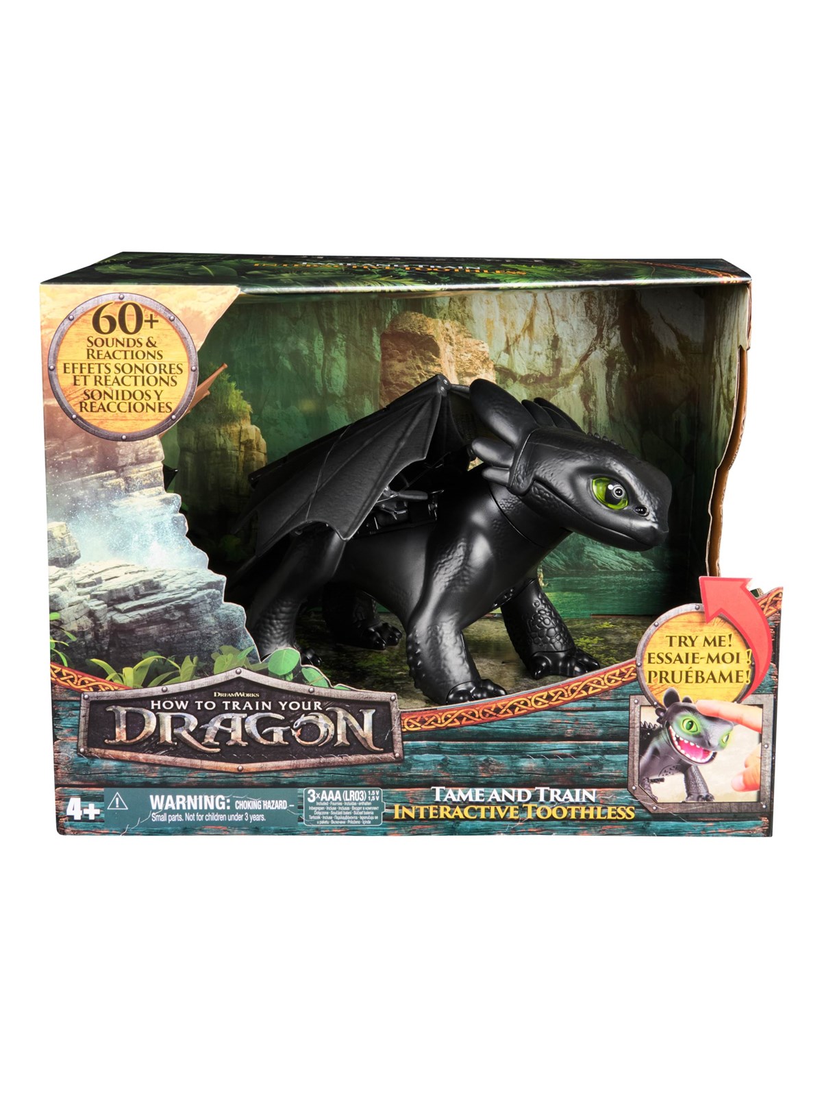 Dragons Movie Tame & Train Interactive Toothless, Figur