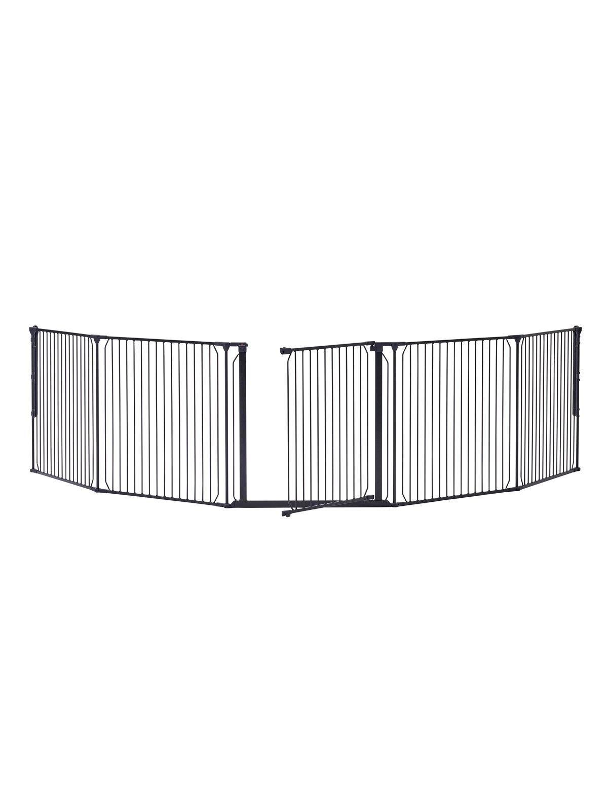 BabyDan CombiFit XXL sikkerhedsgitter, 90-350 cm, sort, Babyudstyr