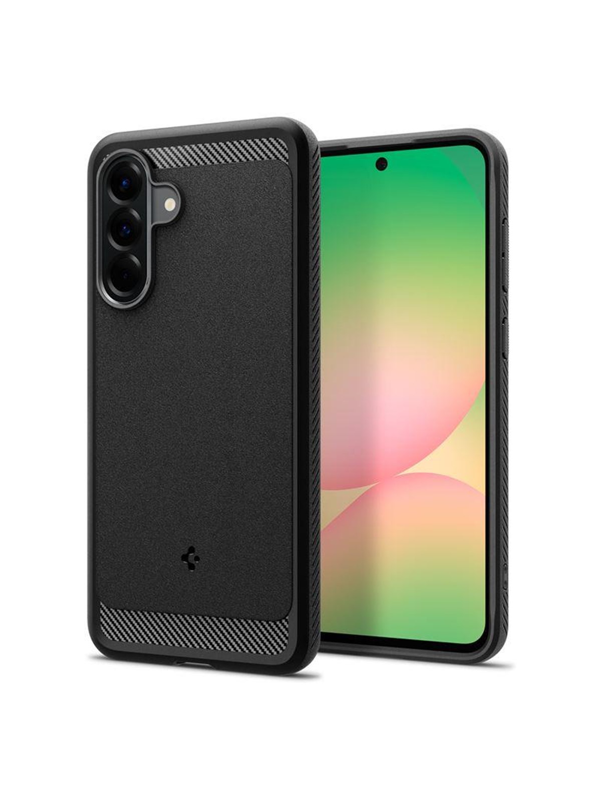Spigen Rugged Armor - matte black - Samsung Galaxy A56 5G, Mobilcover