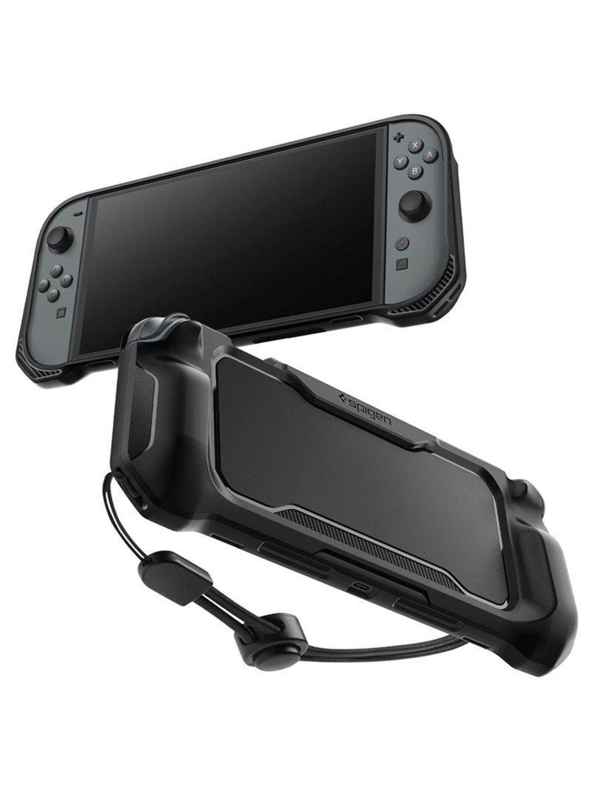 Spigen Rugged Armor - matte black - Nintendo Switch 2 - Miscellaneous Tilbehør til spillekonsol - Nintendo Switch 2