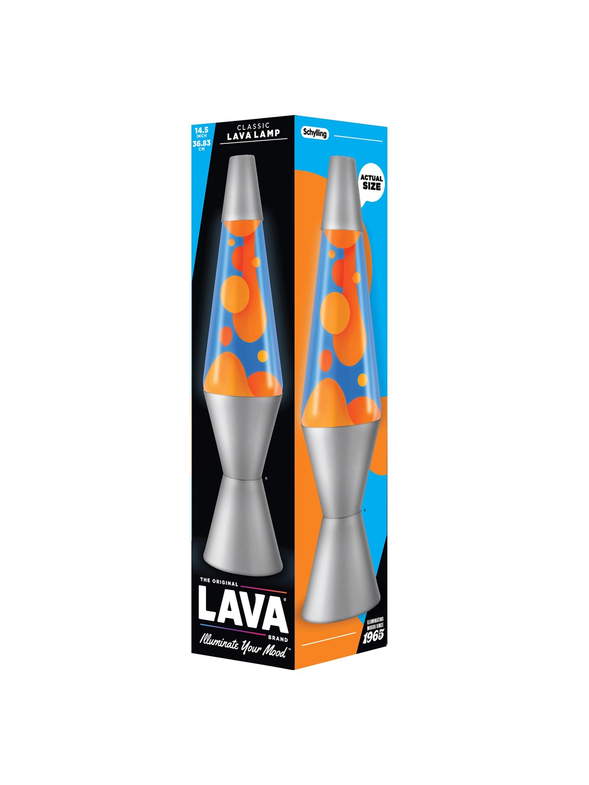 Lava Lamp Classic 37cm Orange/Blue, Børnelampe