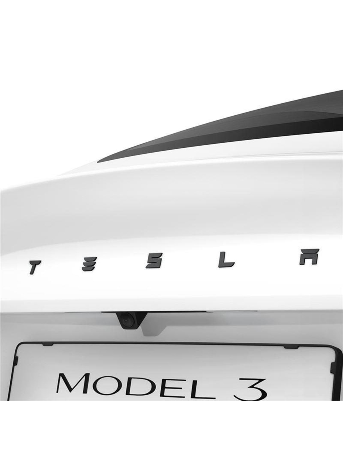 Spigen Tesla Rear Emblem Logo Full Cover - black - Tesla Model 3 2024, Gadget