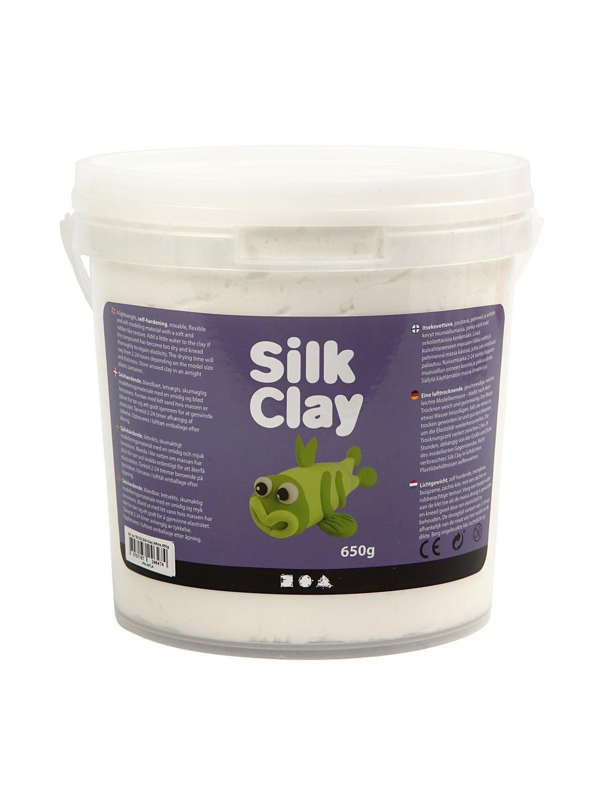 Silk Clay - White 650gr., Hobby Artikler