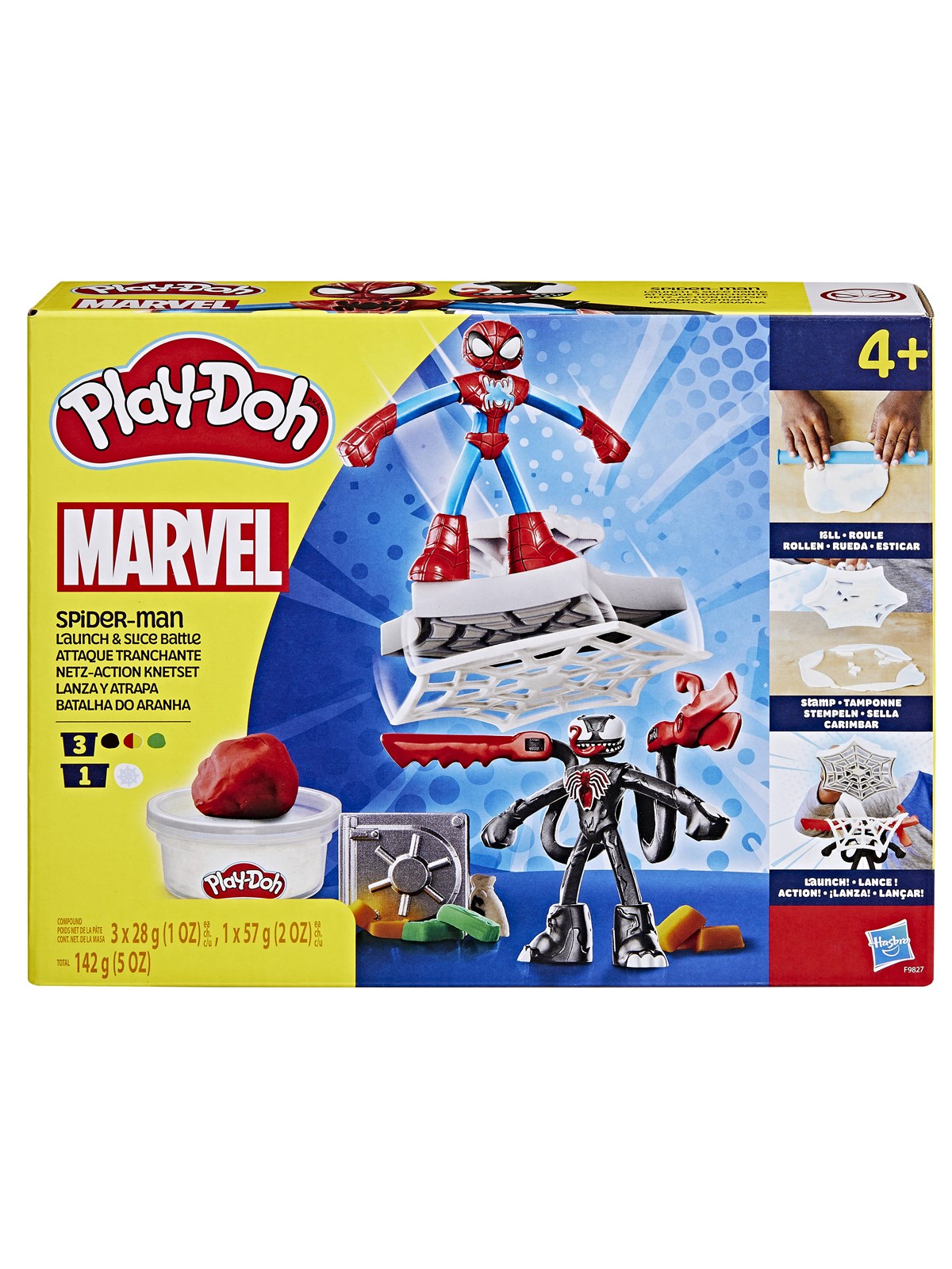 Play-Doh Marvel Spider-Man Launch & Suce Battle, Figur