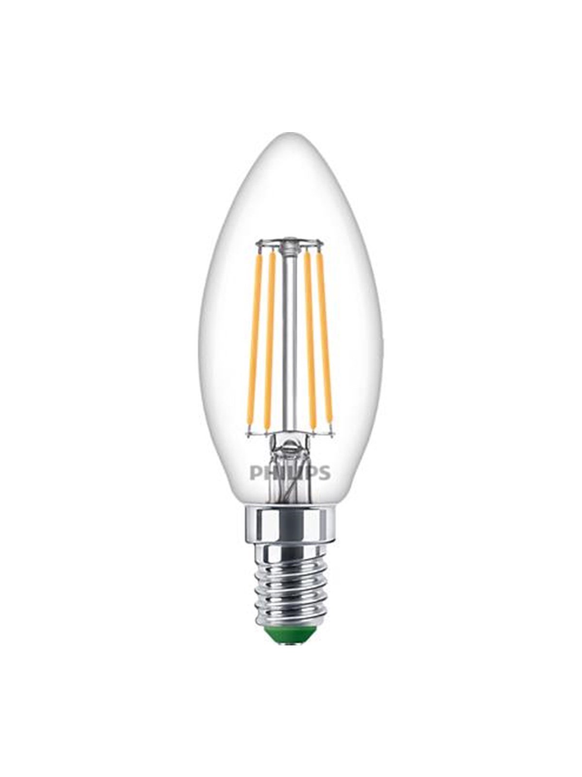 Philips LED pære B35 Kerte 2,3W827 (40W) klar E14, Lyskilde