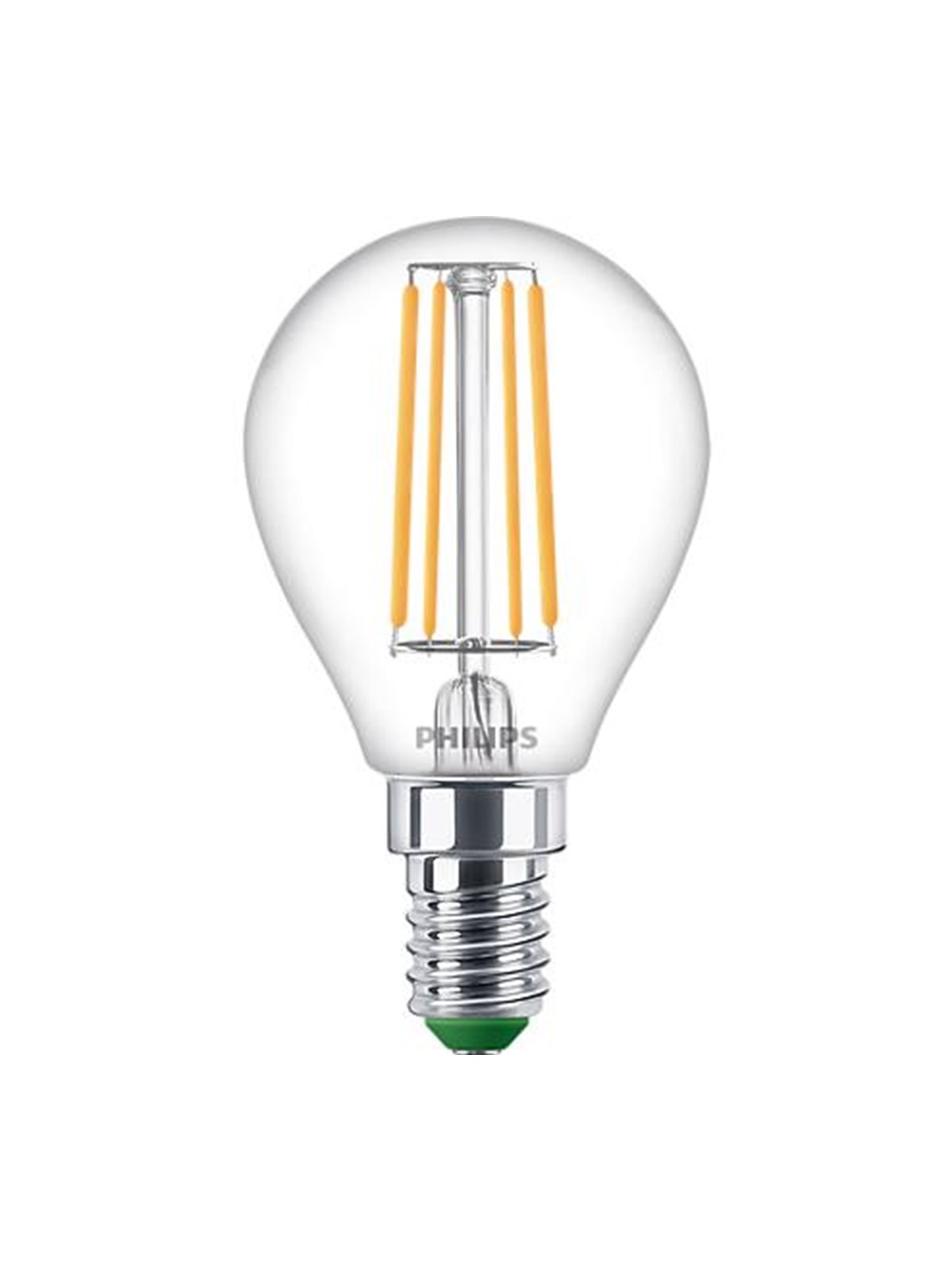 Philips LED pære P45 Krone 2,3W827 (40W) klar E14, Lyskilde