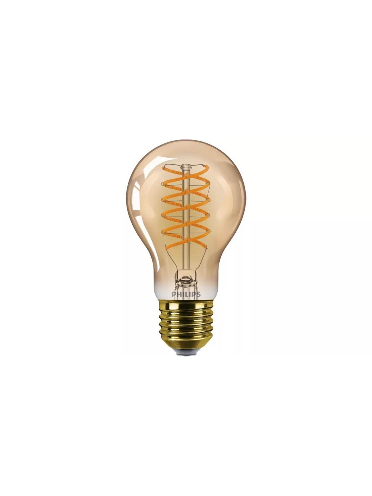 Philips LED pære Filament A60 7W/827 (50W) SceneSwitch ravfarvet E27, Lyskilde