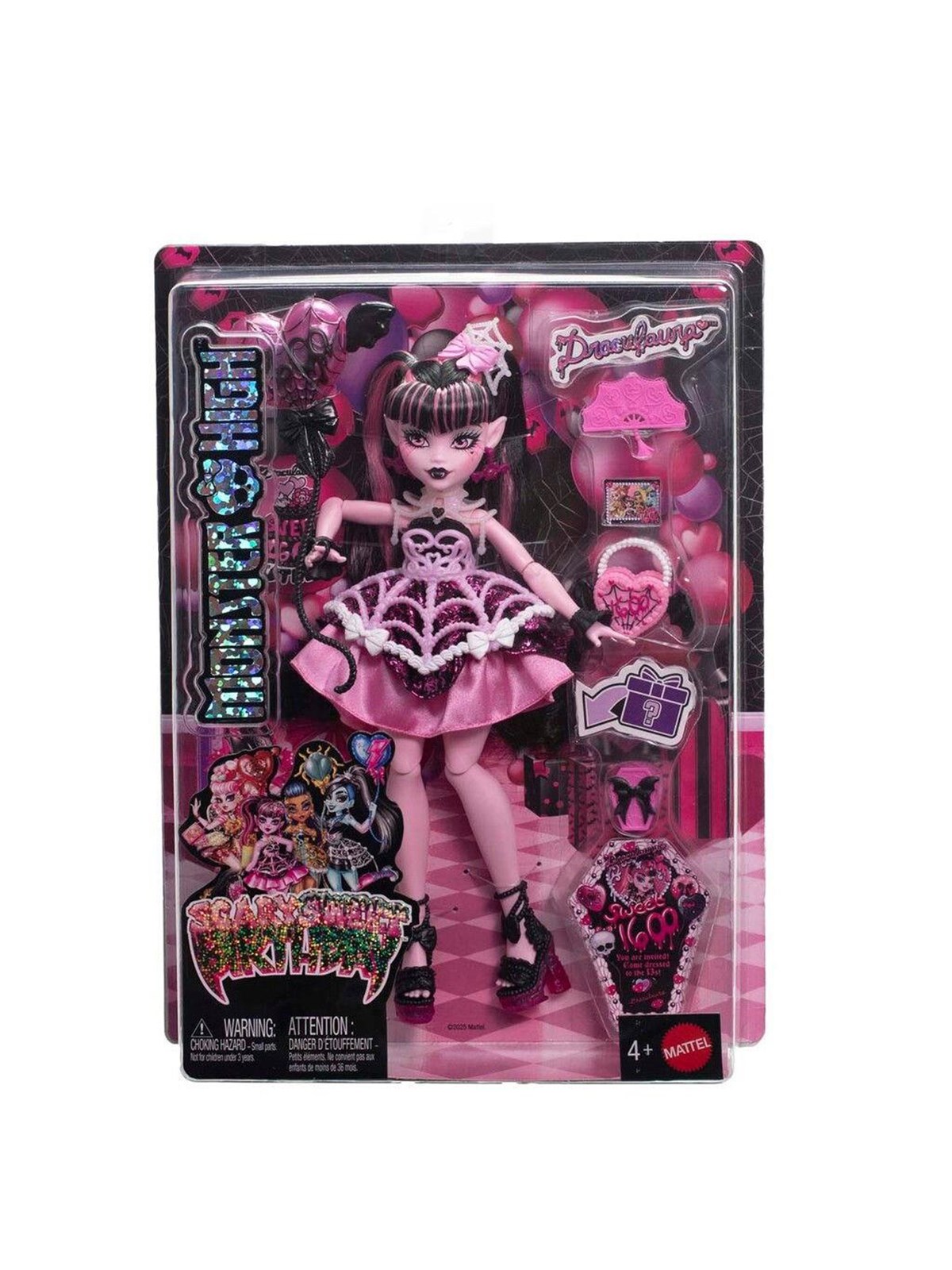 Monster High Scary Sweet Birthday Draculaura Doll, Dukker Og Dukketilbehoer