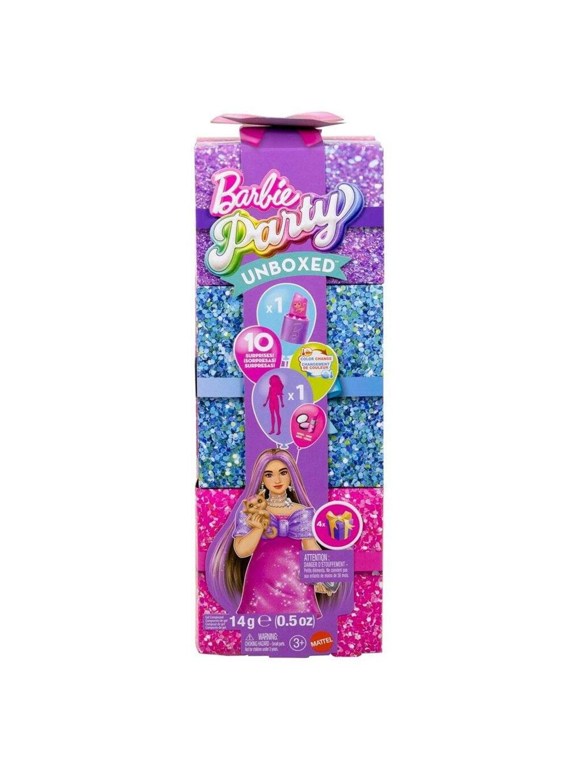 Barbie Unboxed Unboxed Glam Party Series Pink Sparkle Doll, Dukker Og Dukketilbehoer