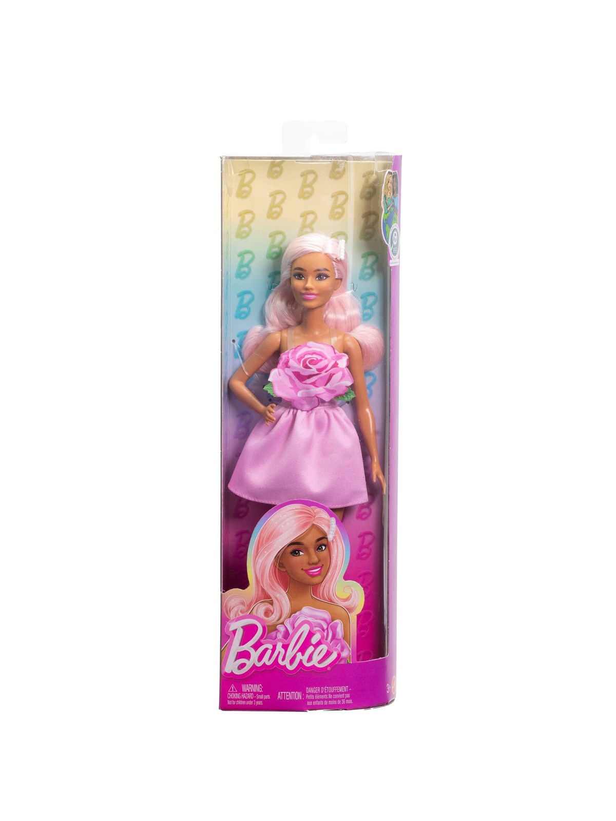 Barbie Fashionistas Doll #238 in Strapless Rose Dress, Dukker Og Dukketilbehoer