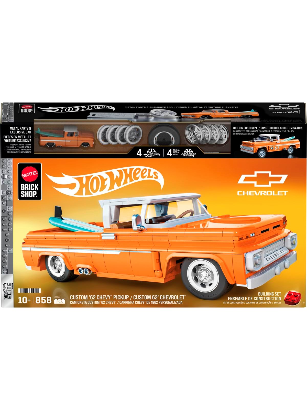 Hot Wheels Brick Shop Elite Series Custom 62 Chevy, Modelbyg
