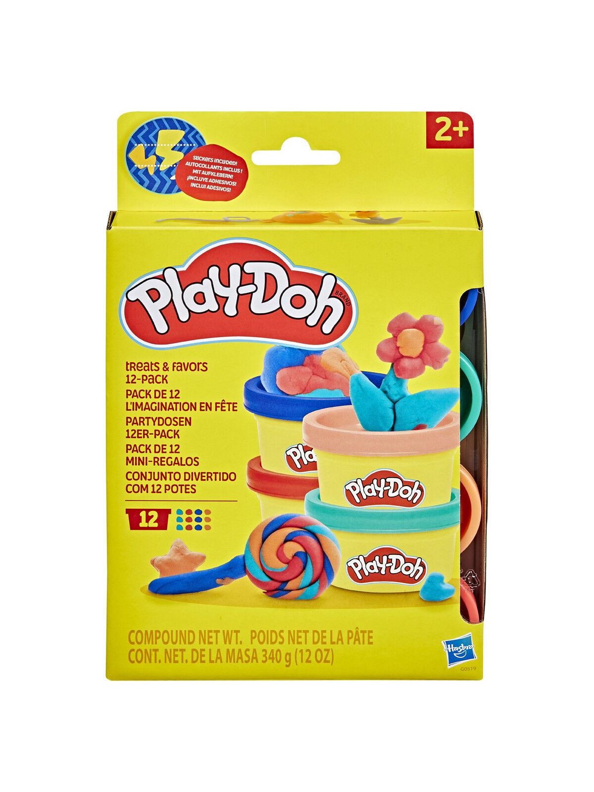 Play-Doh Treats And Favors 12-pak 340G, Konstruktionslegetøj