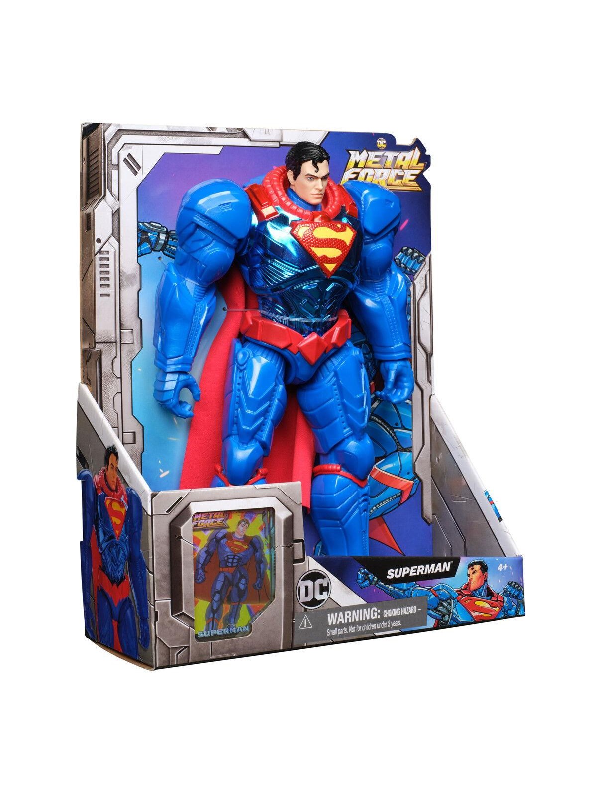 DC Comics Superman Metal Force XL Herøs 30 cm, Figur