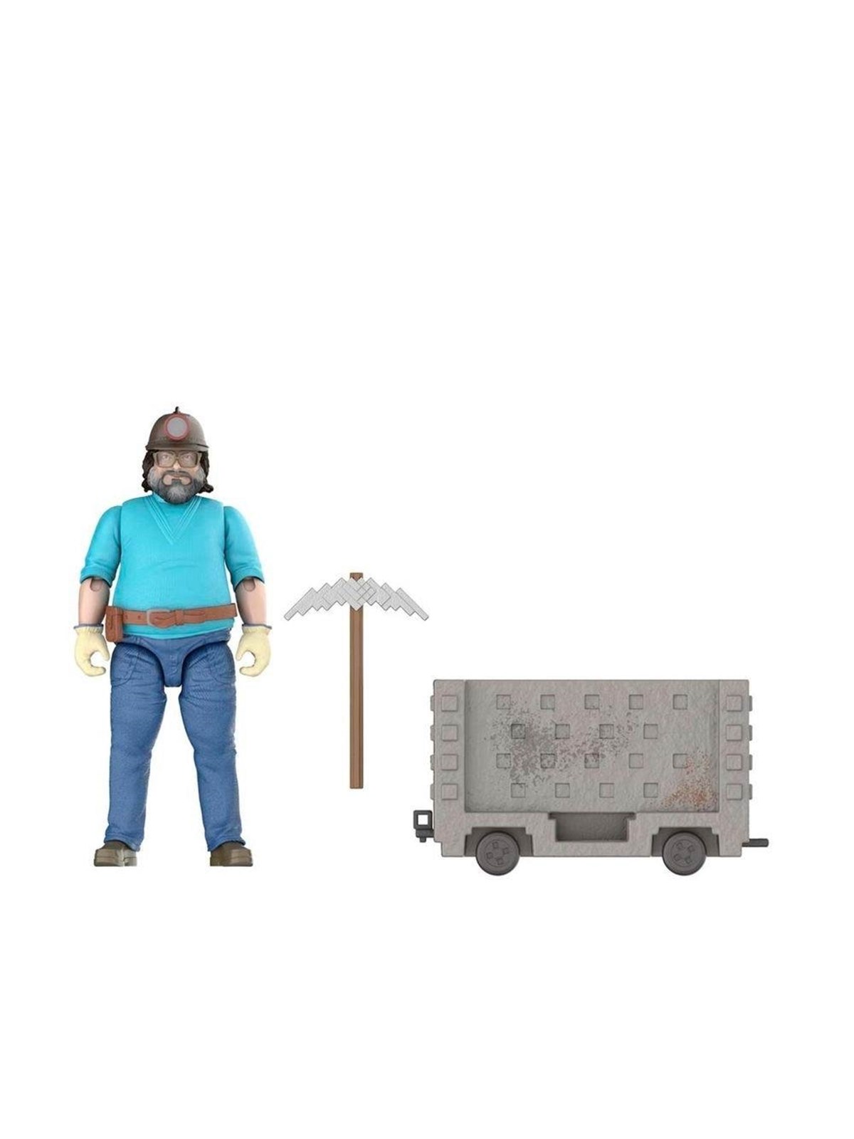Minecraft Movie Steve & Minecart, Figur