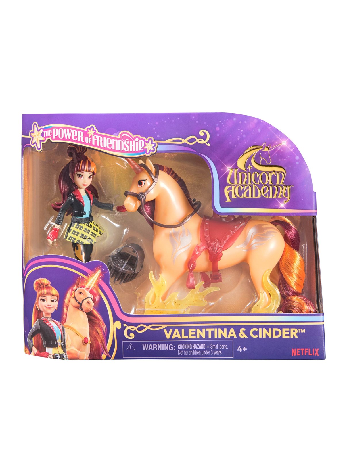 Unicorn Academy Enhjørningeakademiet Lille dukke Valentina & Unicorn Cinder