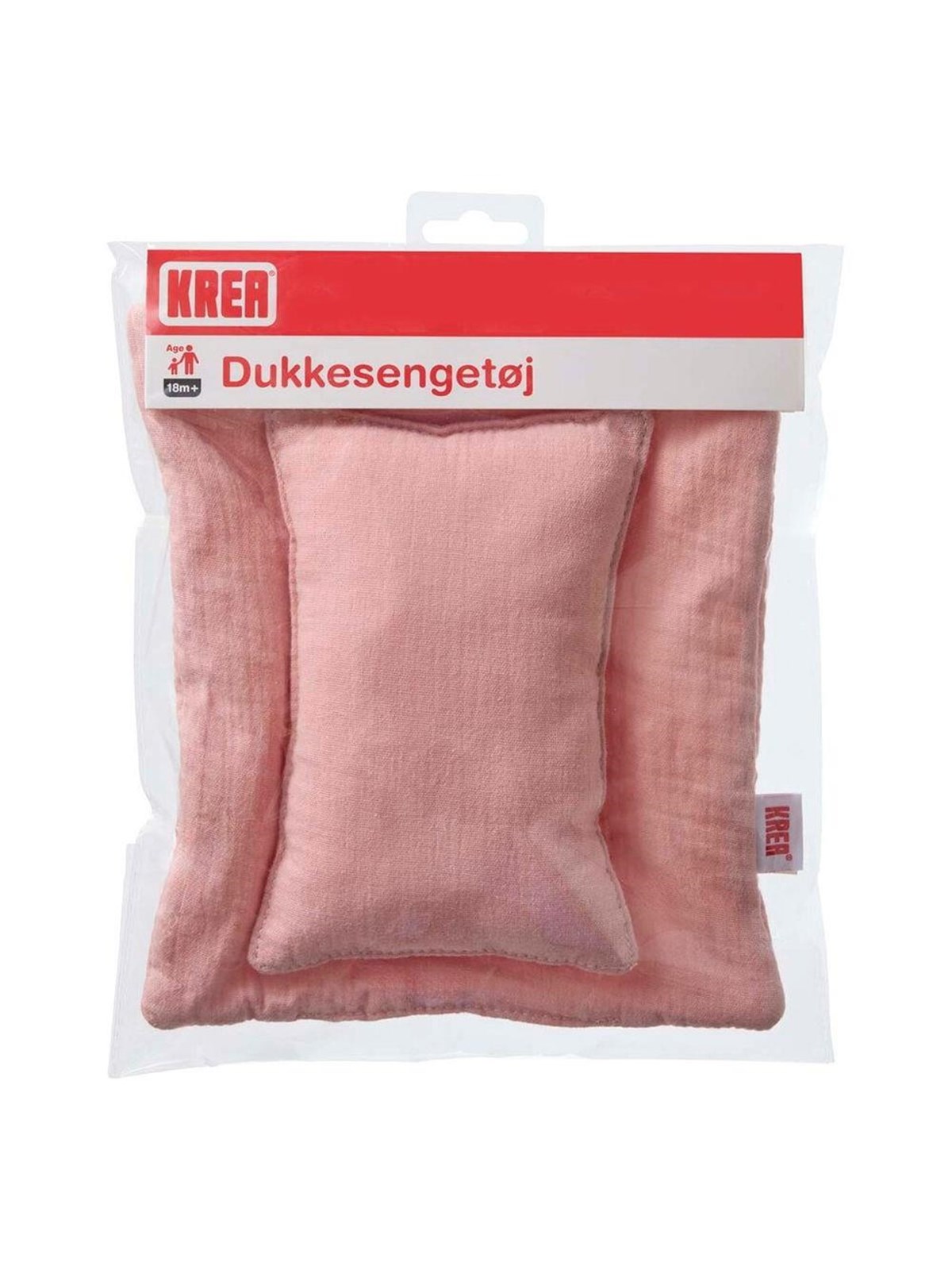 Krea Doll Bed Linen Rose Col., Dukker Og Dukketilbehoer
