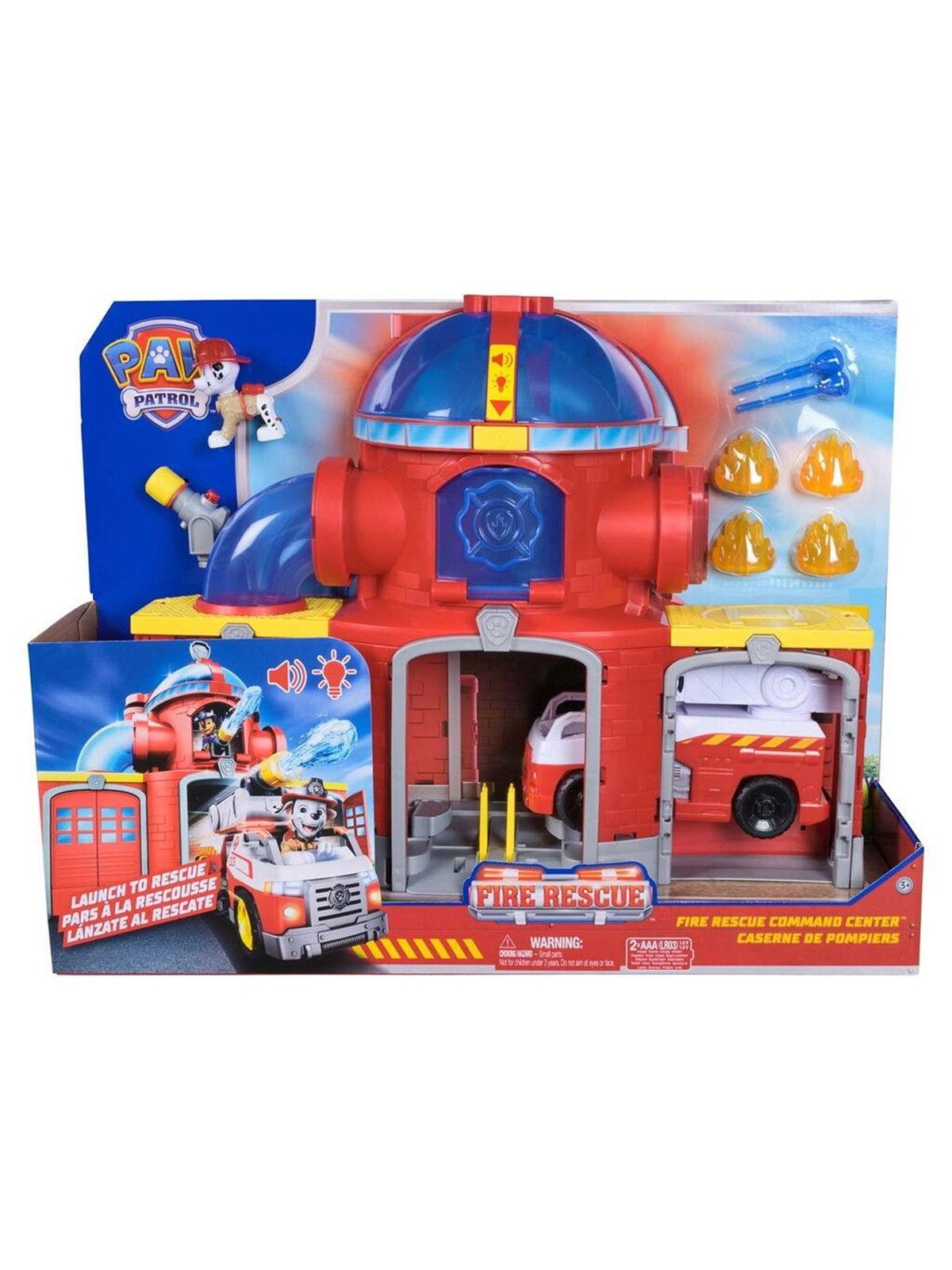 Paw Patrol Fire Rescue Brandstation-kommandocentral, Legetøjsbil