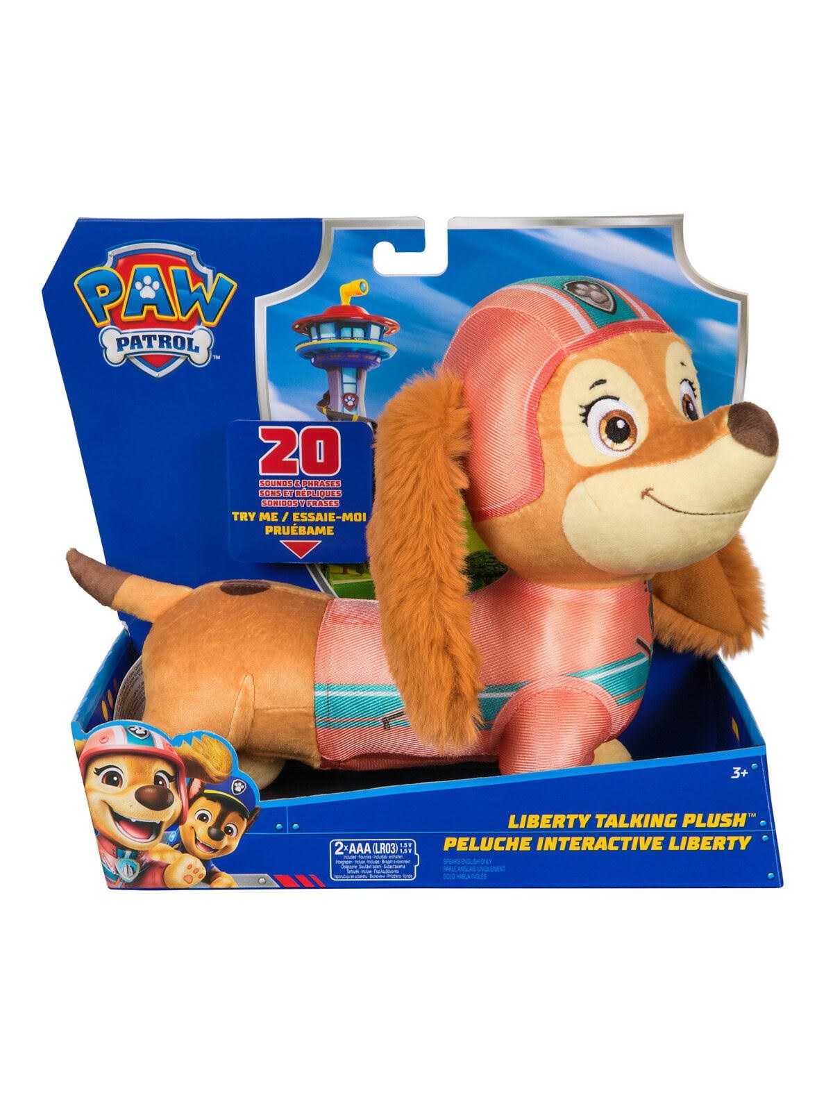 Paw Patrol Liberty Talking Plush 25 cm, Bamser